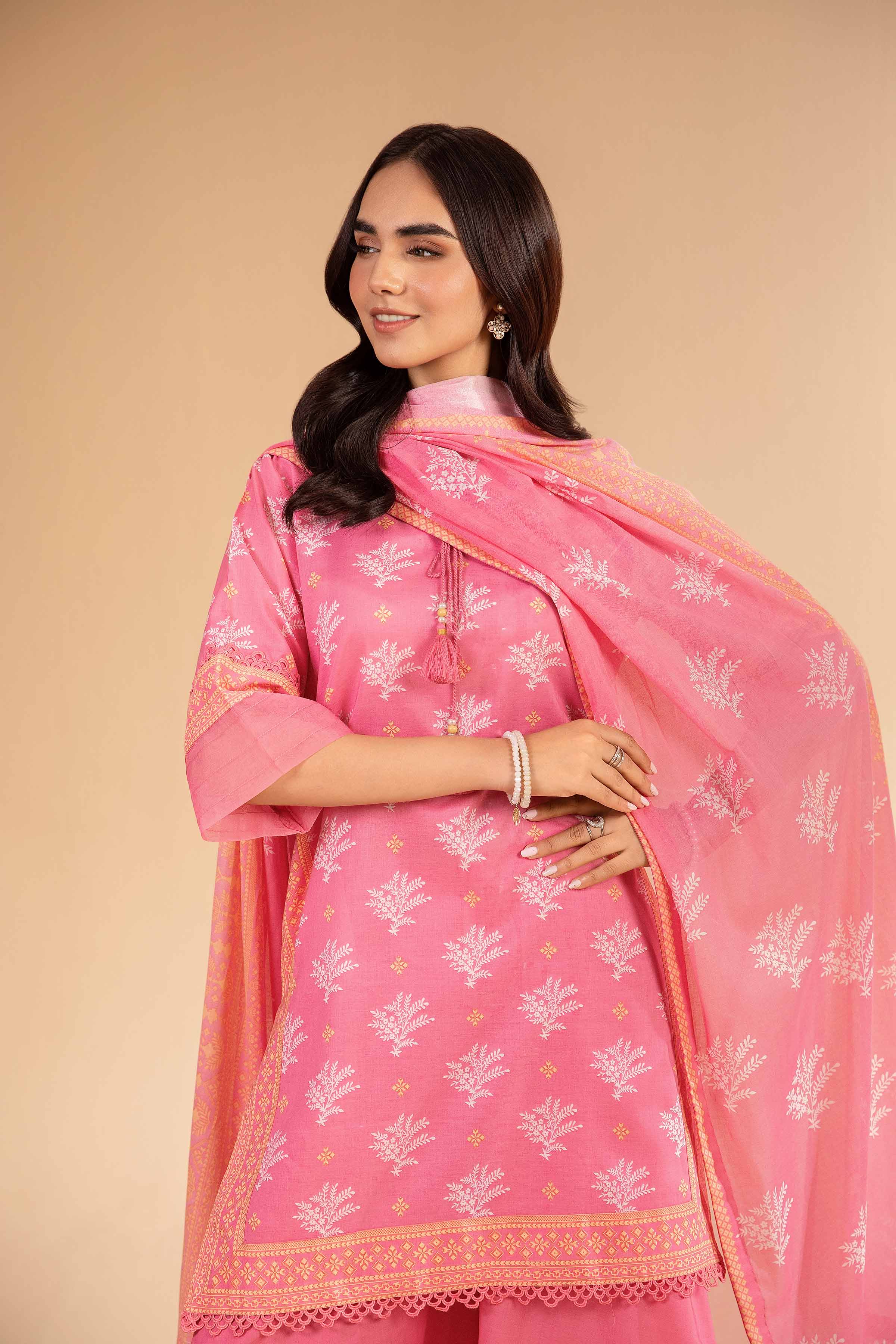 3 Piece -  Printed Suit - 42501963 for Women - Unstitched Collection | Nishat | Shop Online