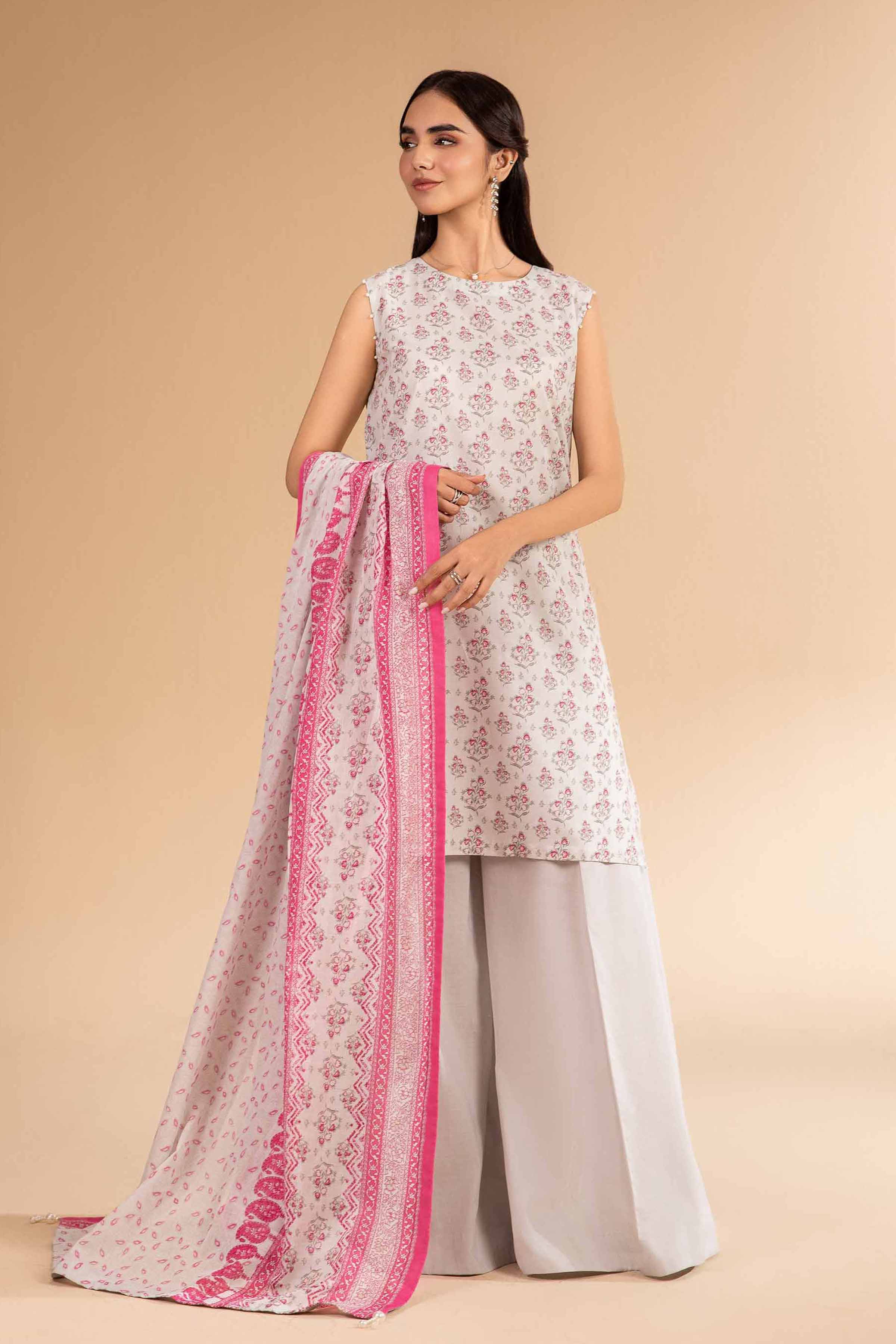 3 Piece -  Printed Suit - 42501964 for Women - Unstitched Collection | Nishat | Shop Online