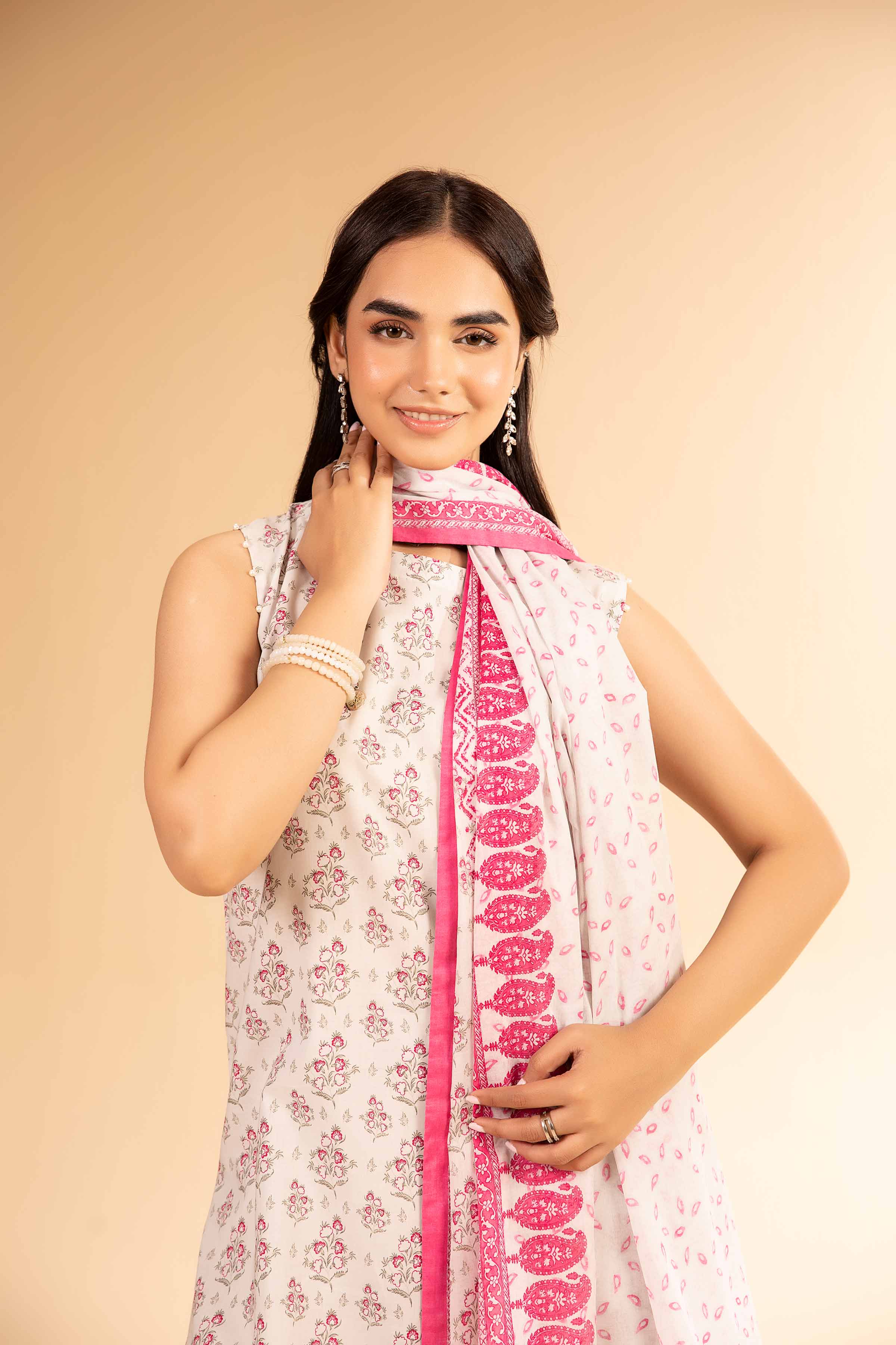 3 Piece -  Printed Suit - 42501964 for Women - Unstitched Collection | Nishat | Shop Online