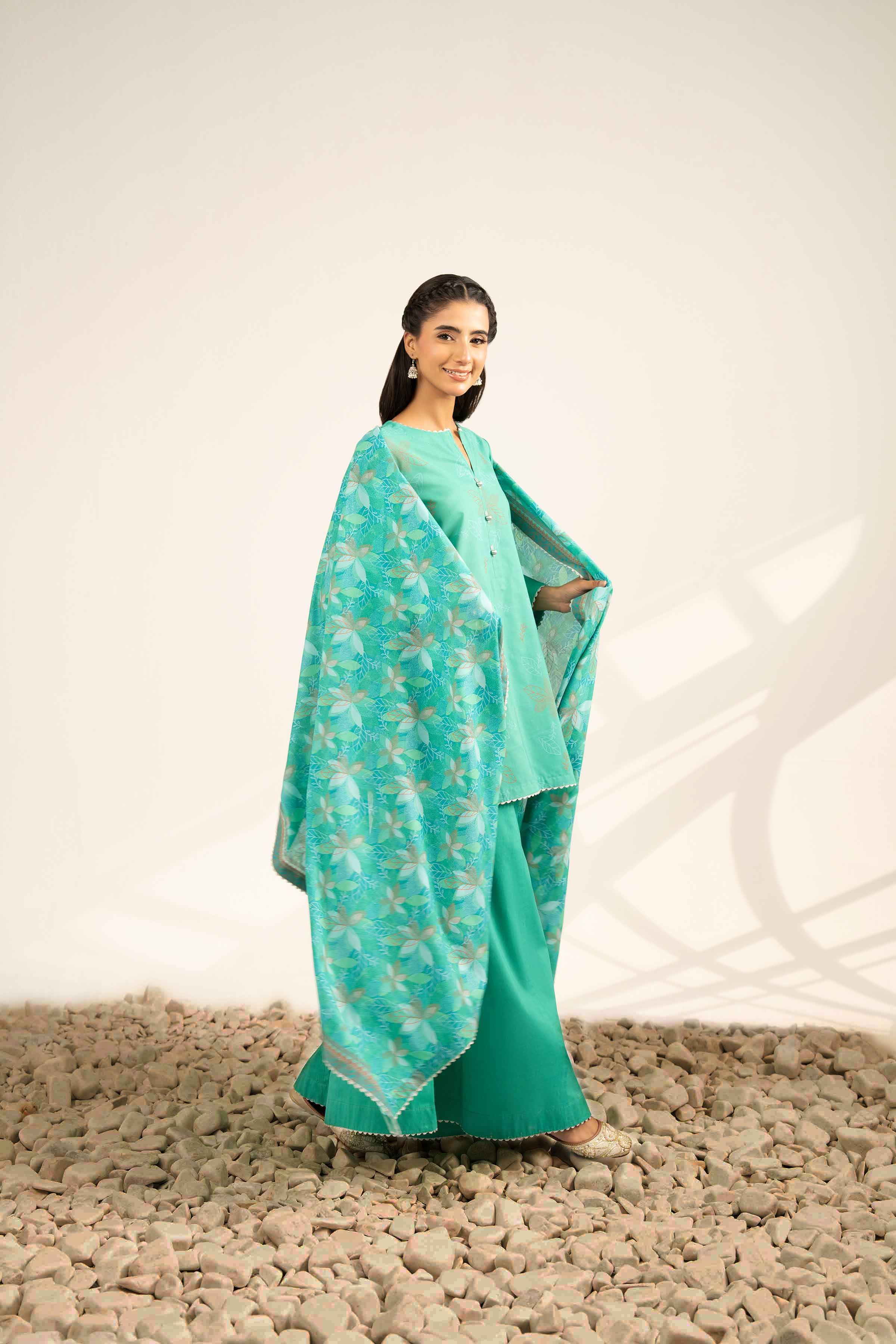 3 Piece - Printed Suit - 42501966 for Women - Unstitched Collection | Nishat | Shop Online