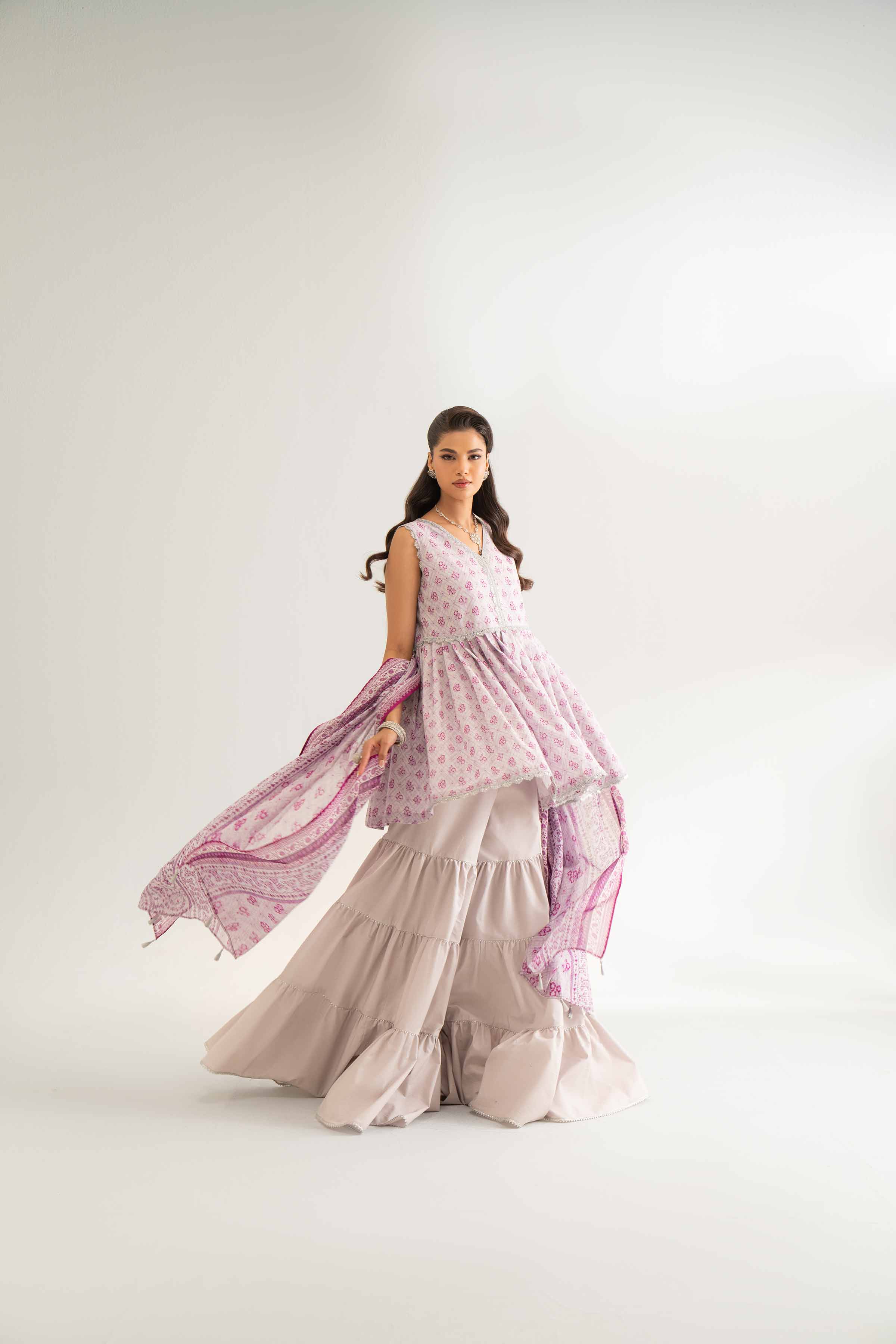 3 Piece -  Printed Suit - 42501968 for Women - Unstitched Collection | Nishat | Shop Online