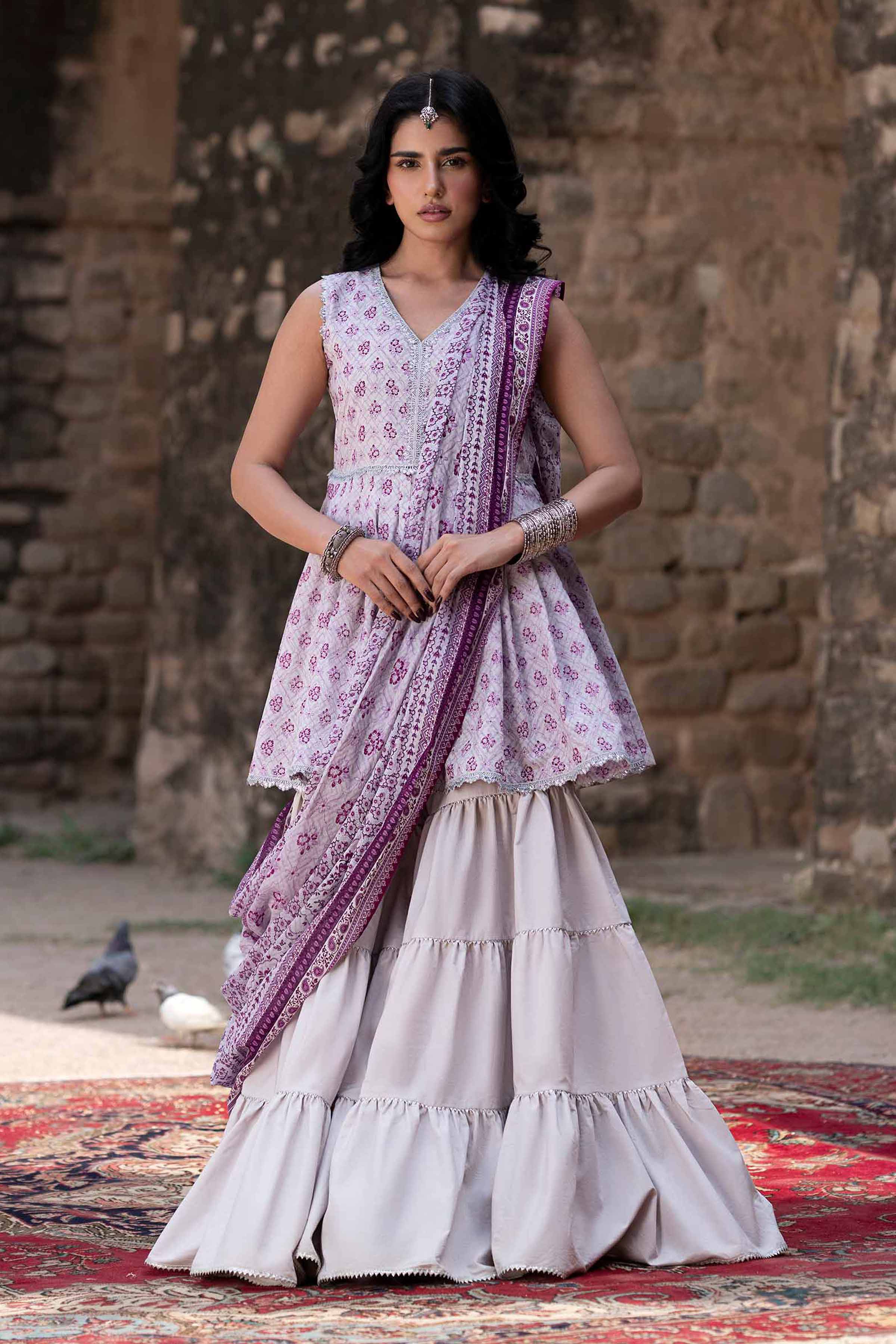3 Piece -  Printed Suit - 42501968 for Women - Unstitched Collection | Nishat | Shop Online