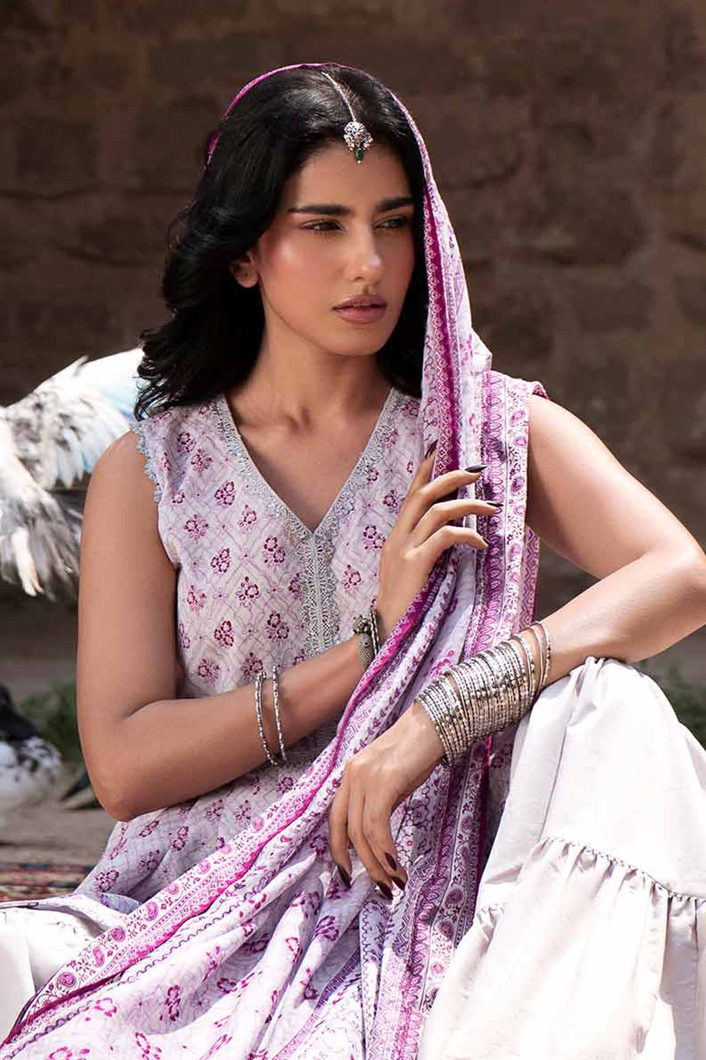 3 Piece -  Printed Suit - 42501968 for Women - Unstitched Collection | Nishat | Shop Online