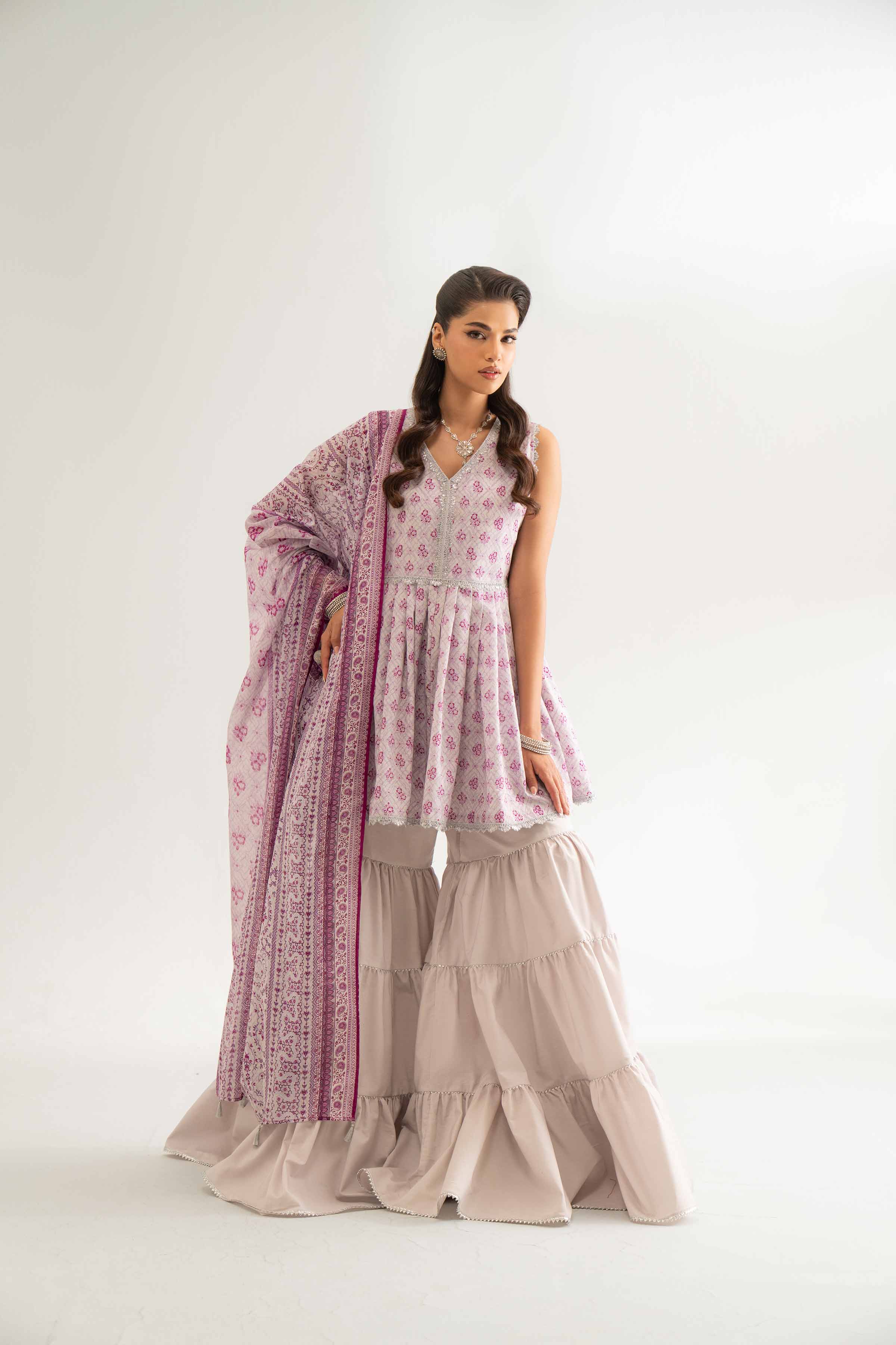 3 Piece -  Printed Suit - 42501968 for Women - Unstitched Collection | Nishat | Shop Online