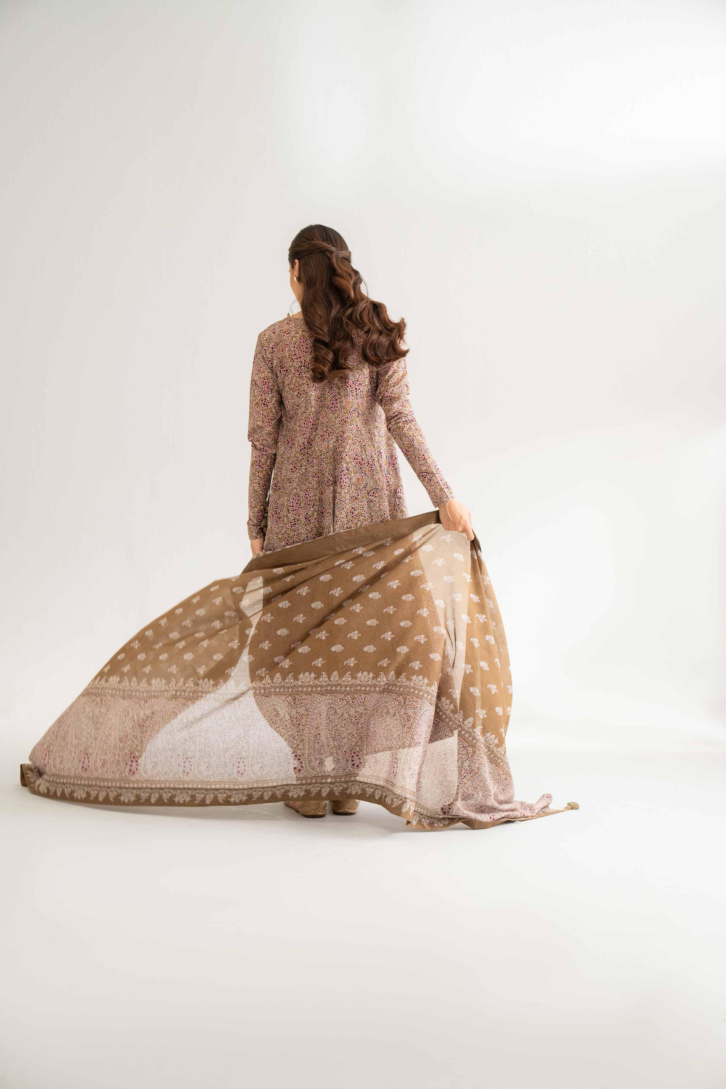 3 Piece -  Printed Suit - 42501970 for Women - Unstitched Collection | Nishat | Shop Online