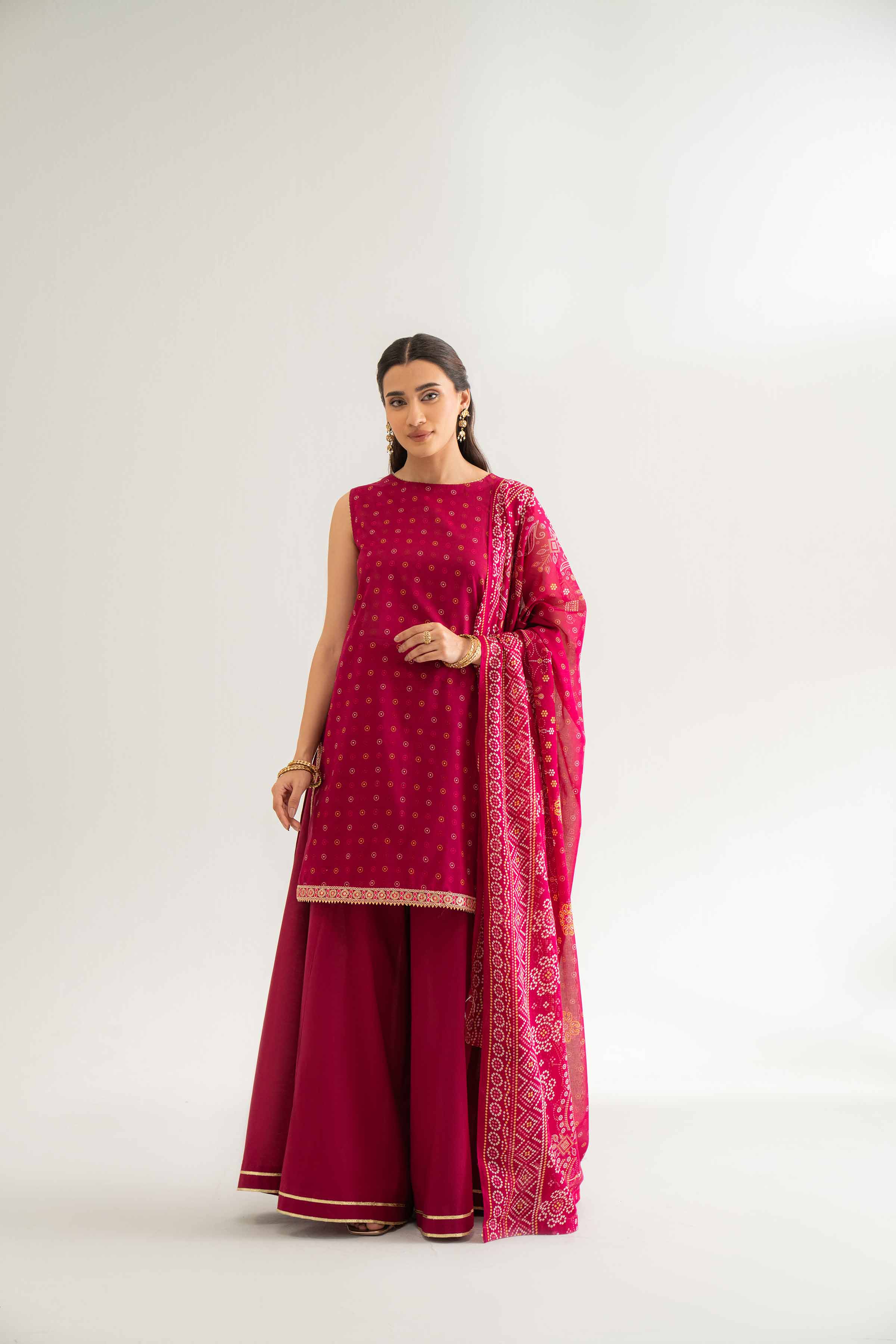 3 Piece -  Printed Suit - 42501971 for Women - Unstitched Collection | Nishat | Shop Online