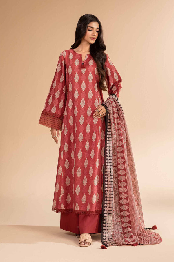 3 Piece - Printed Suit - 42501972 for Women - Unstitched Collection | Nishat | Shop Online