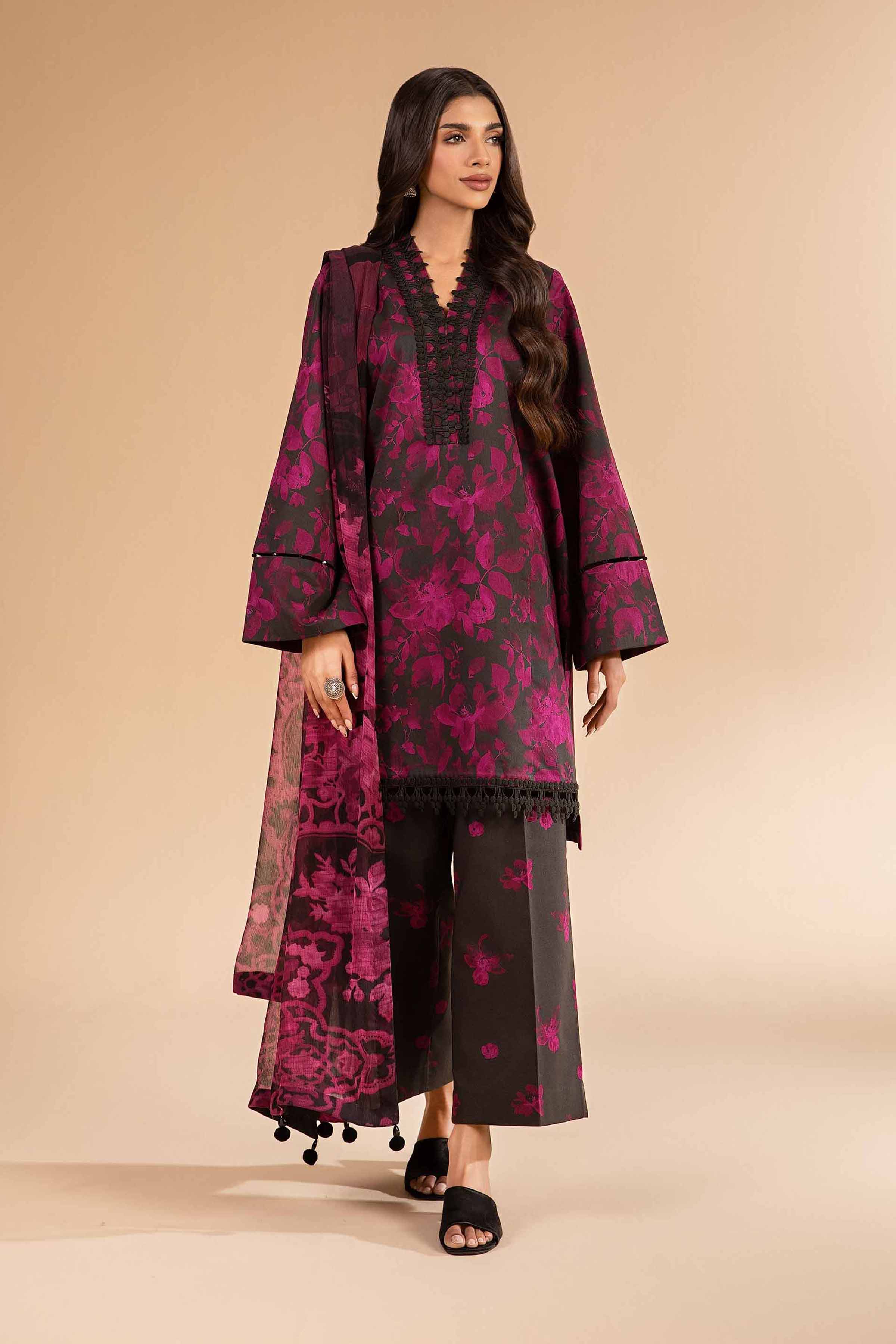 3 Piece - Digital Printed Suit - 42501974 for Women - Unstitched Collection | Nishat | Shop Online