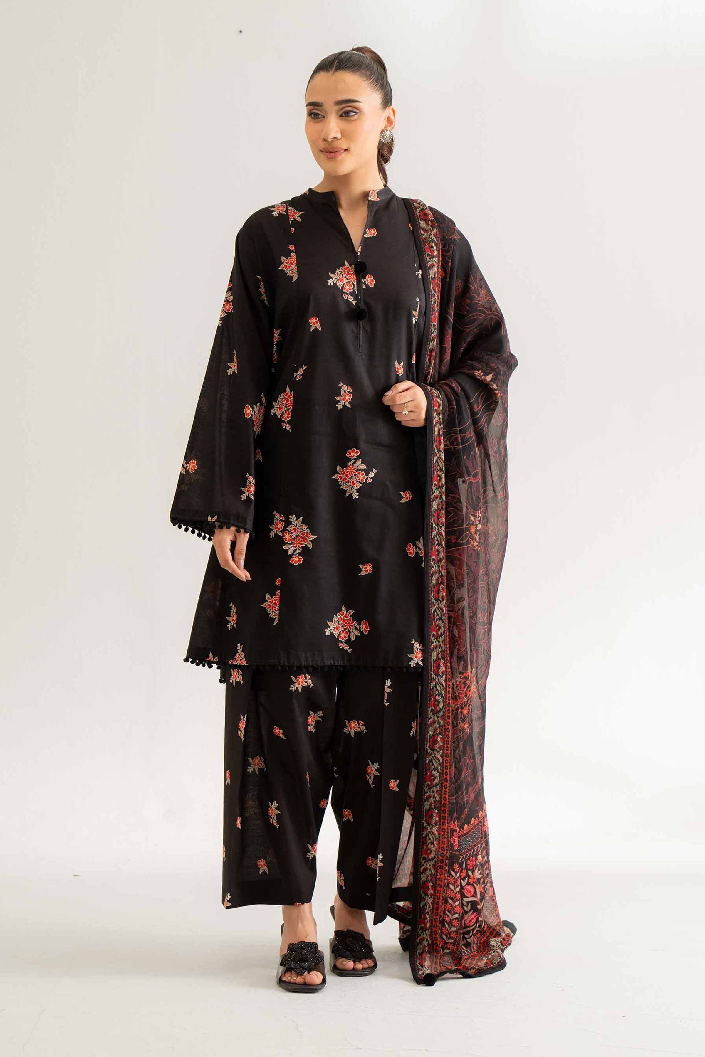 3 Piece - Digital Printed Suit - 42501975 for Women - Unstitched Collection | Nishat | Shop Online