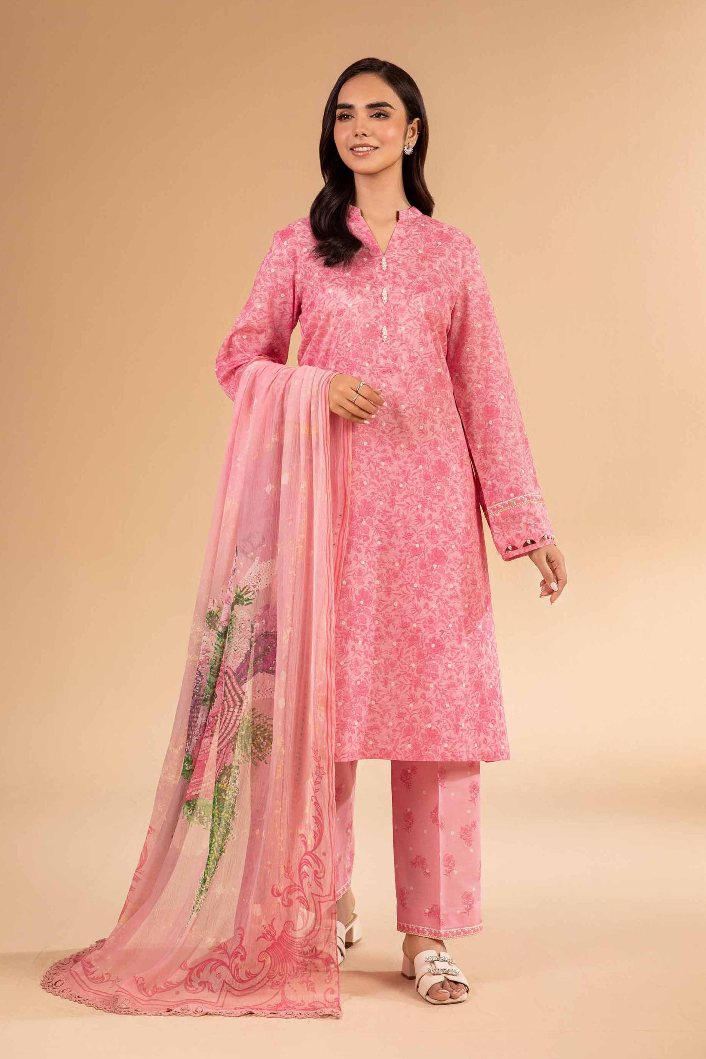 3 Piece - Digital Printed Suit - 42501976 for Women - Unstitched Collection | Nishat | Shop Online