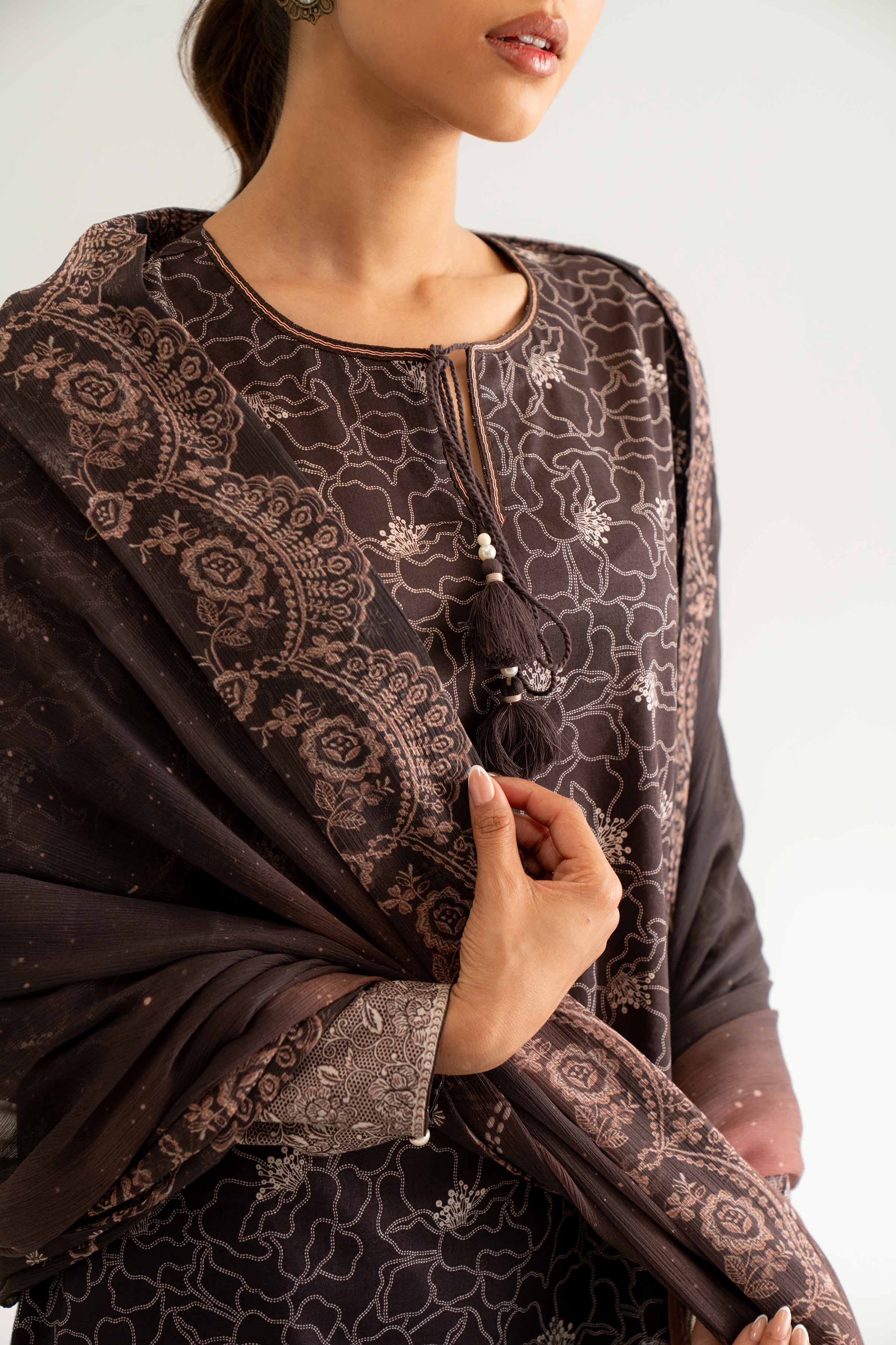 3 Piece - Digital Printed Suit - 42501979 for Women - Unstitched Collection | Nishat | Shop Online