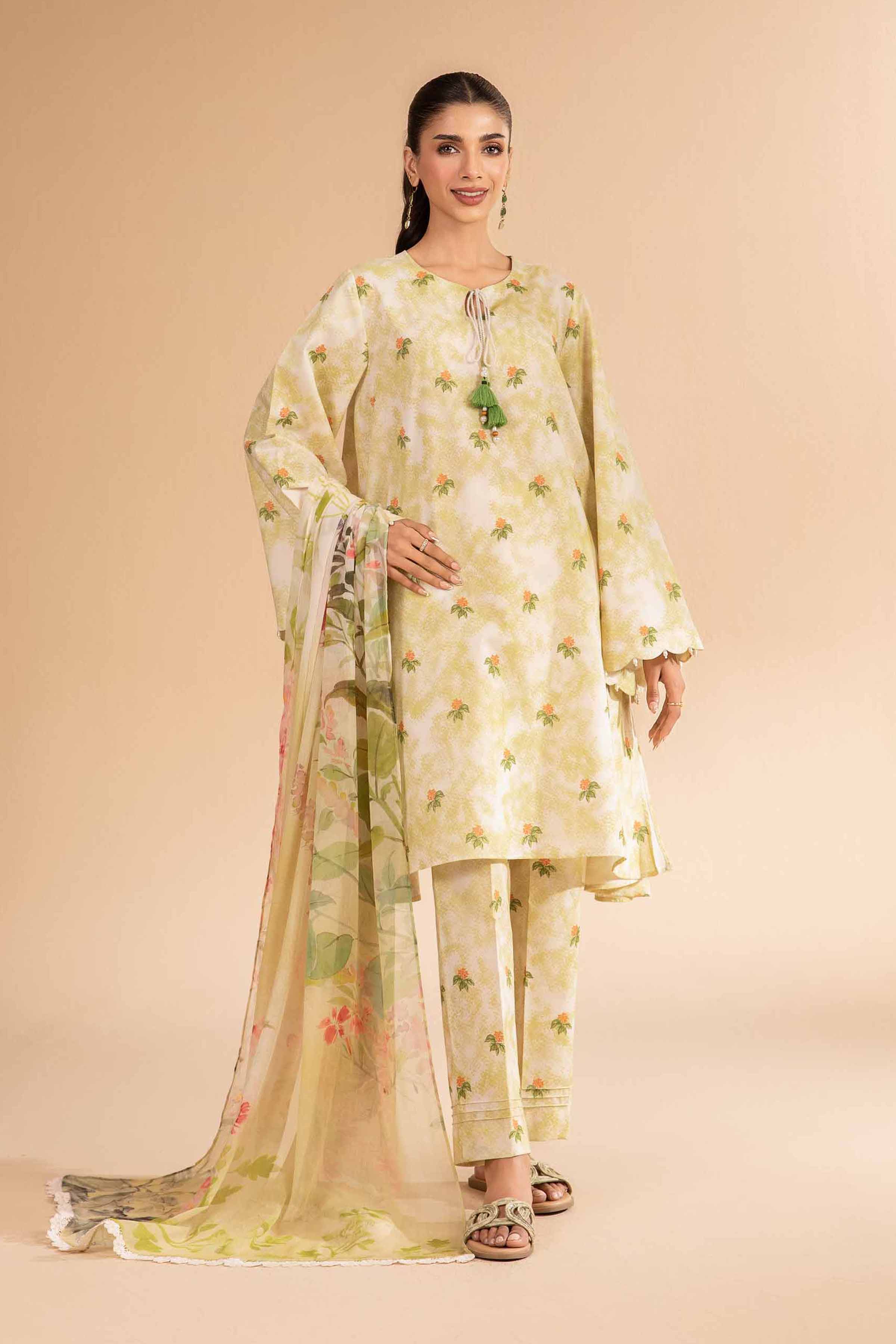 3 Piece - Digital Printed Suit - 42501981 for Women - Unstitched Collection | Nishat | Shop Online