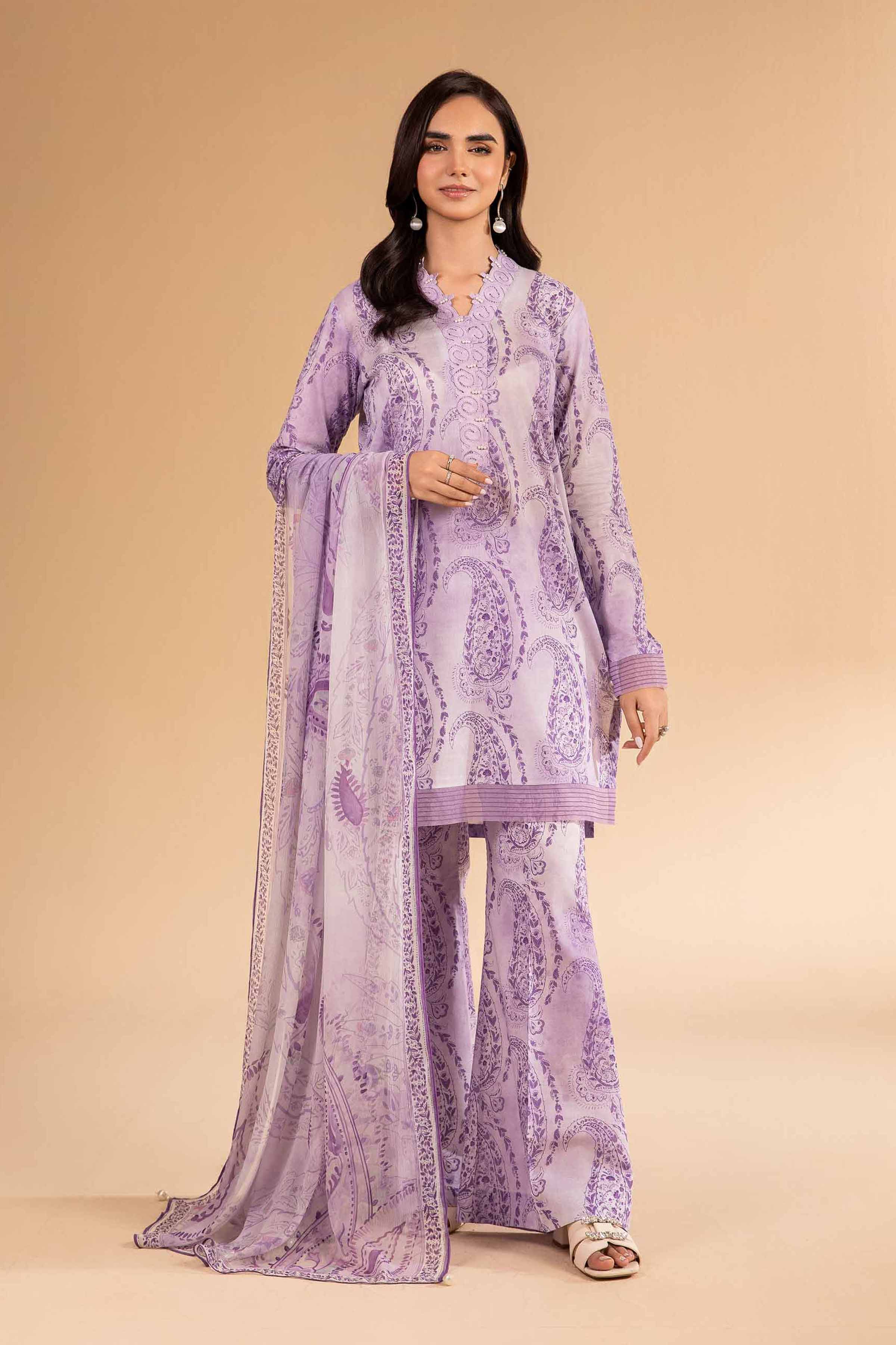3 Piece - Digital Printed Suit - 42501982 for Women - Unstitched Collection | Nishat | Shop Online