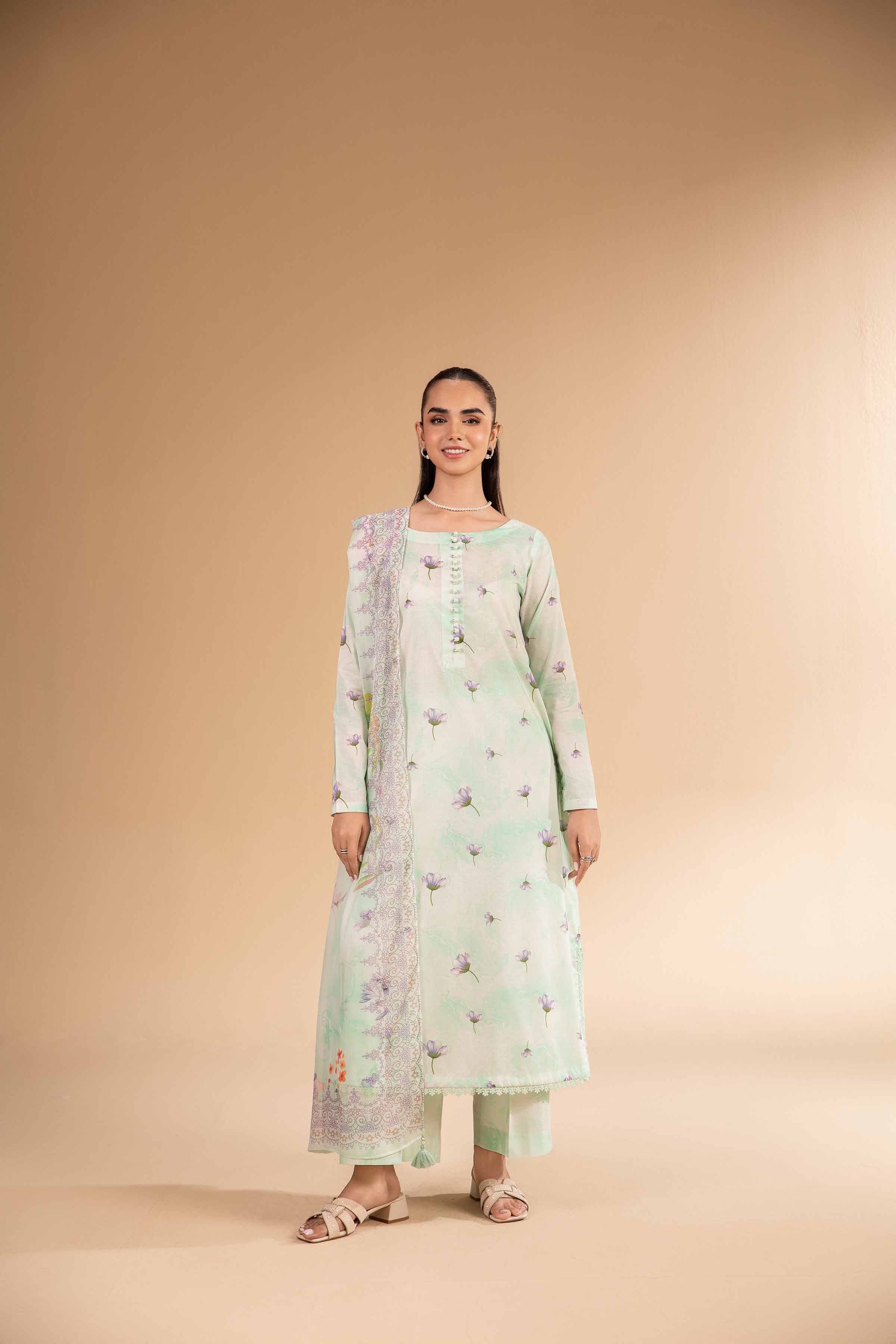 3 Piece - Digital Printed Suit - 42501983 for Women - Unstitched Collection | Nishat | Shop Online