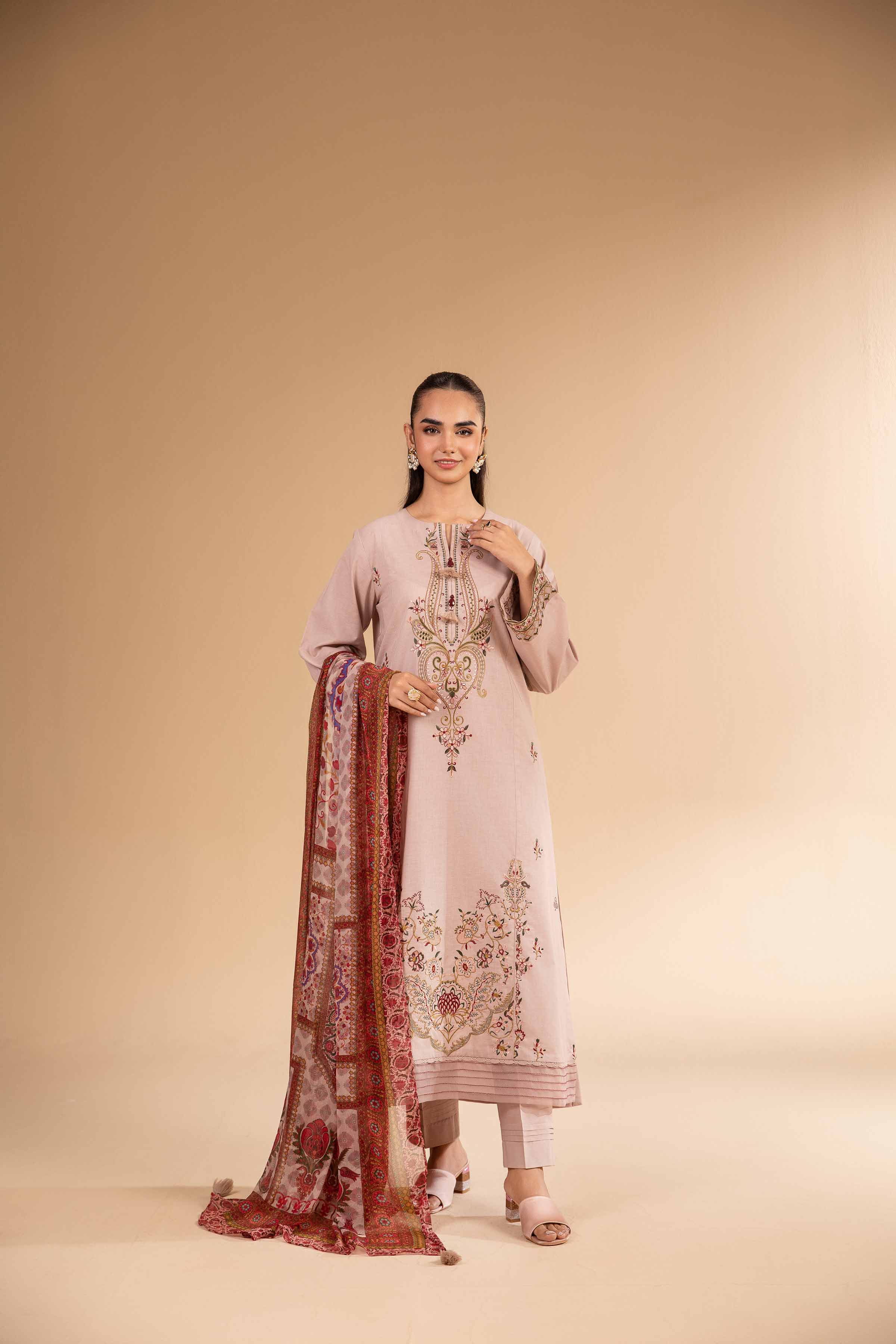 3 Piece - Digital Printed Embroidered Suit - 42501984 for Women - Unstitched Collection | Nishat | Shop Online