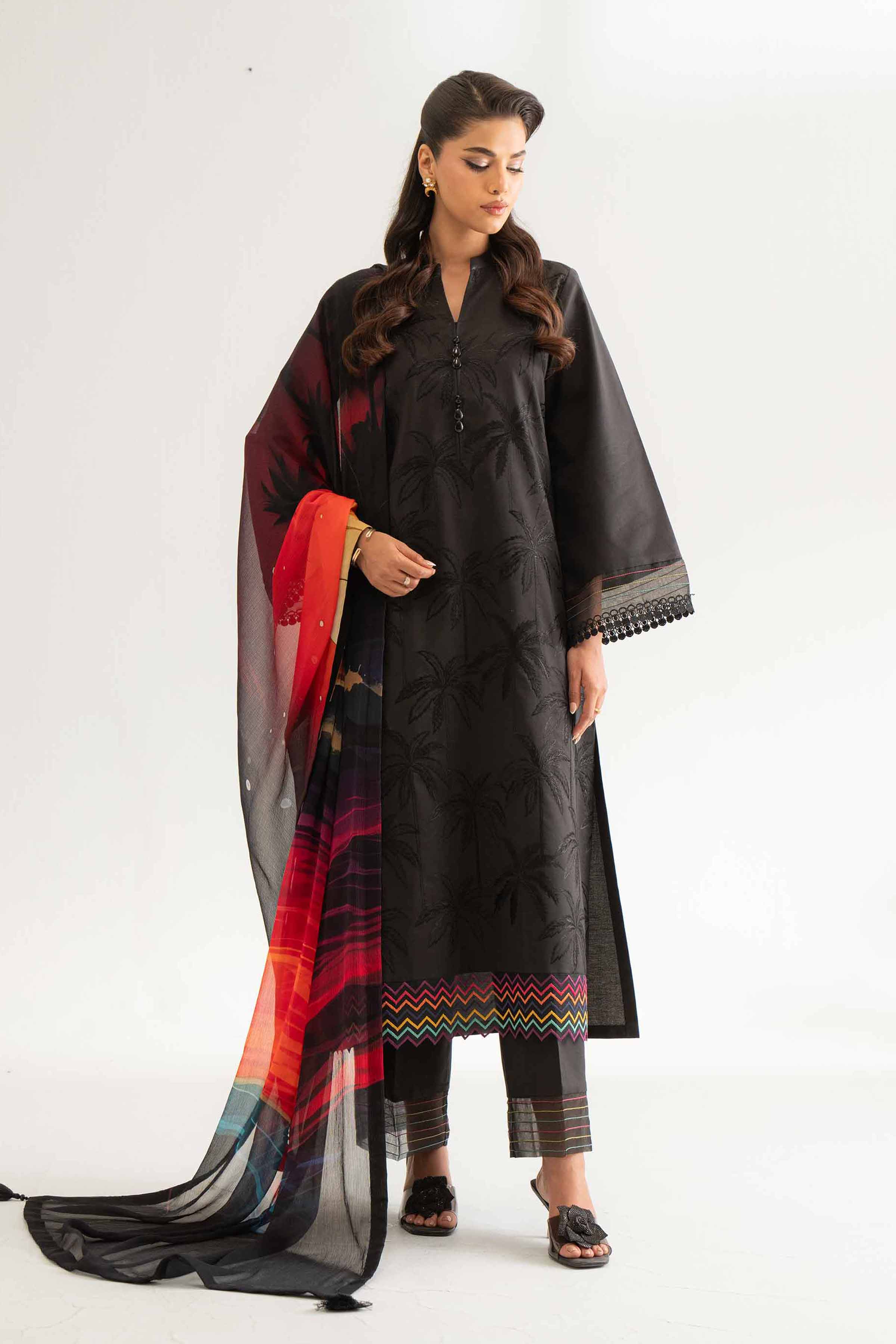 3 Piece - Digital Printed Embroidered Suit - 42501986 for Women - Unstitched Collection | Nishat | Shop Online