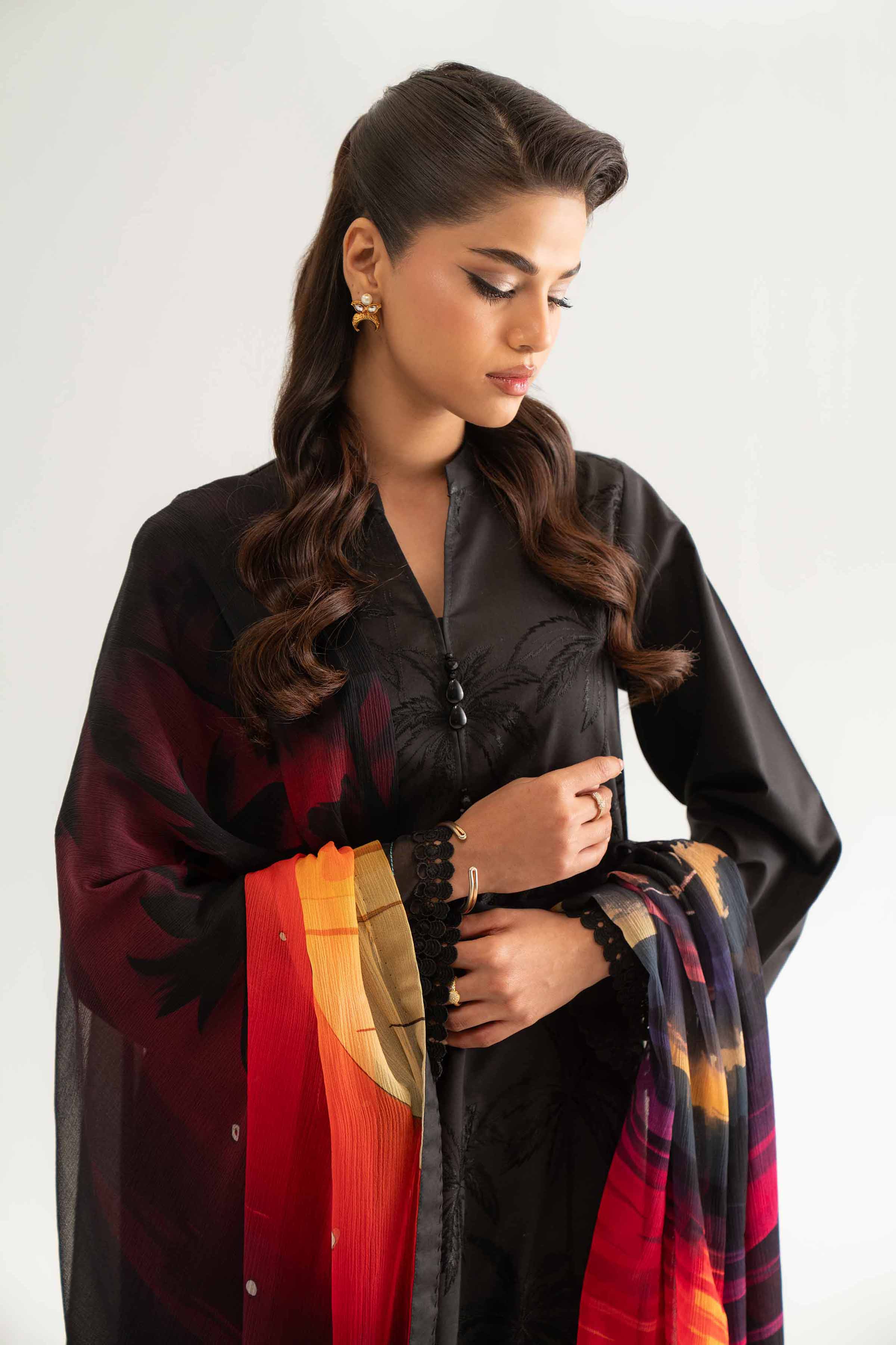 3 Piece - Digital Printed Embroidered Suit - 42501986 for Women - Unstitched Collection | Nishat | Shop Online