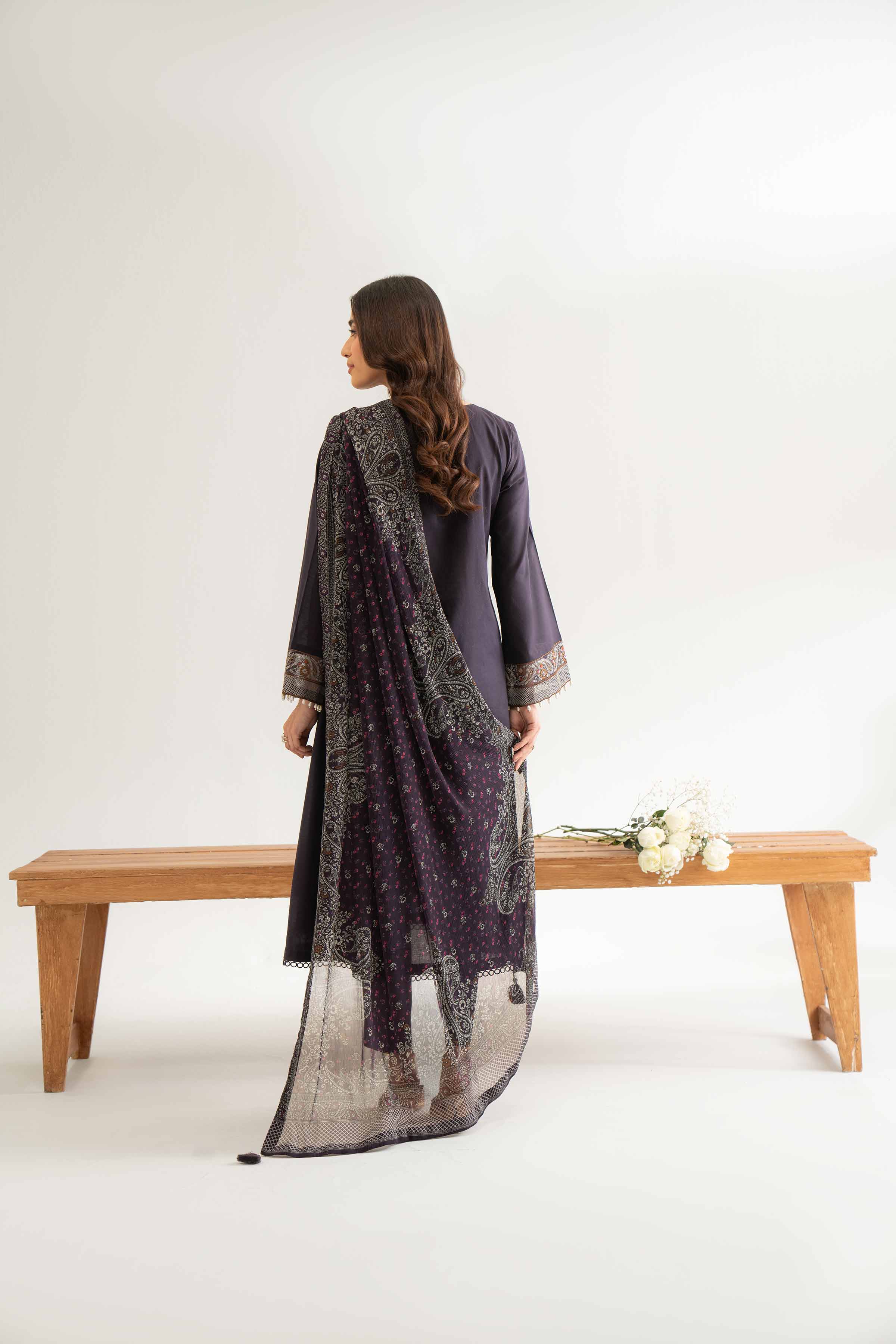 3 Piece - Digital Printed Embroidered Suit - 42501989 for Women - Unstitched Collection | Nishat | Shop Online