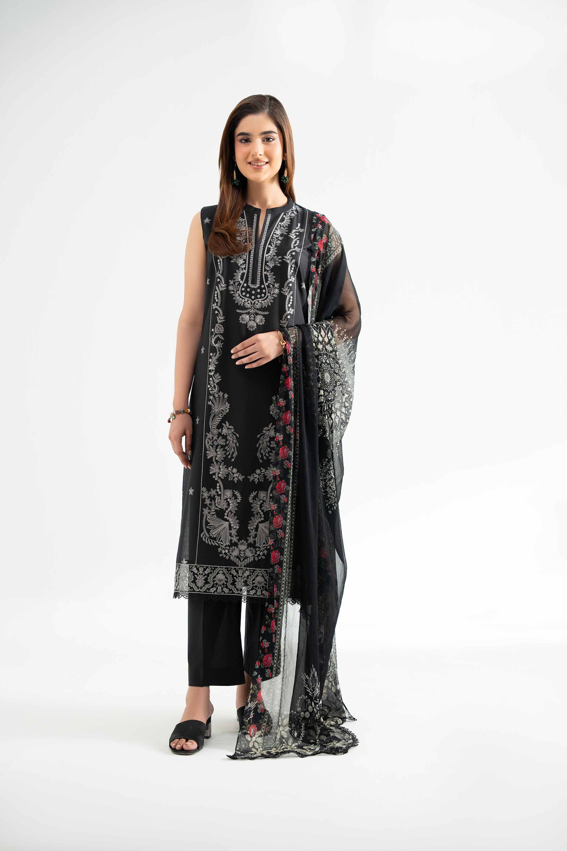 3 Piece - Digital Printed Embroidered Suit - 42501990 for Women - Unstitched Collection | Nishat | Shop Online