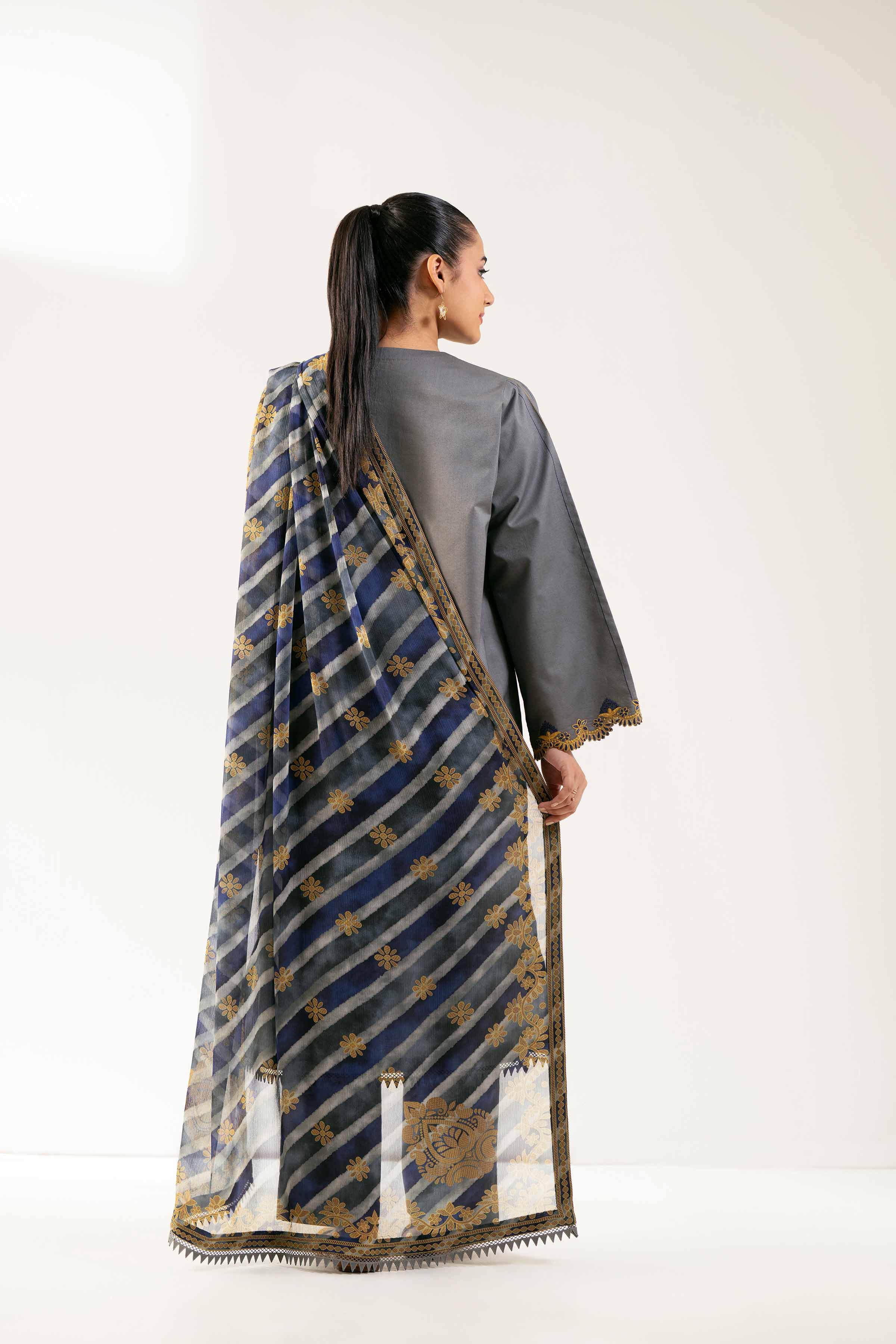 3 Piece - Digital Printed Embroidered Suit - 42501991 for Women - Unstitched Collection | Nishat | Shop Online