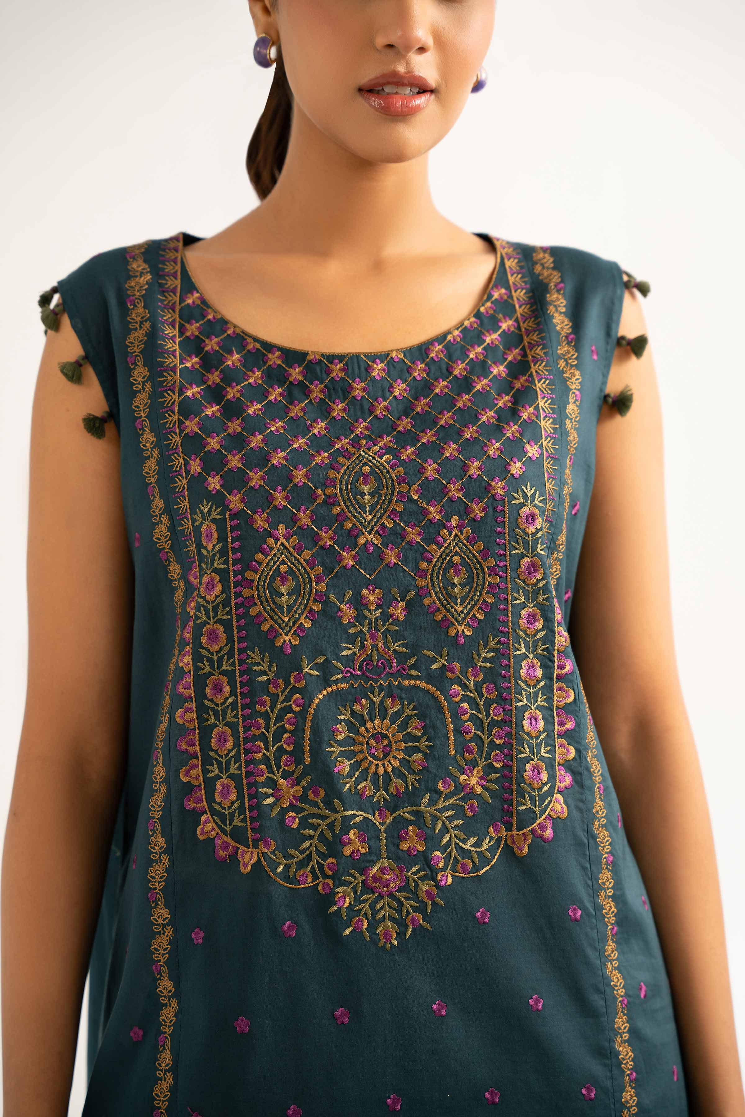 3 Piece - Digital Printed Embroidered Suit - 42501992 for Women - Unstitched Collection | Nishat | Shop Online