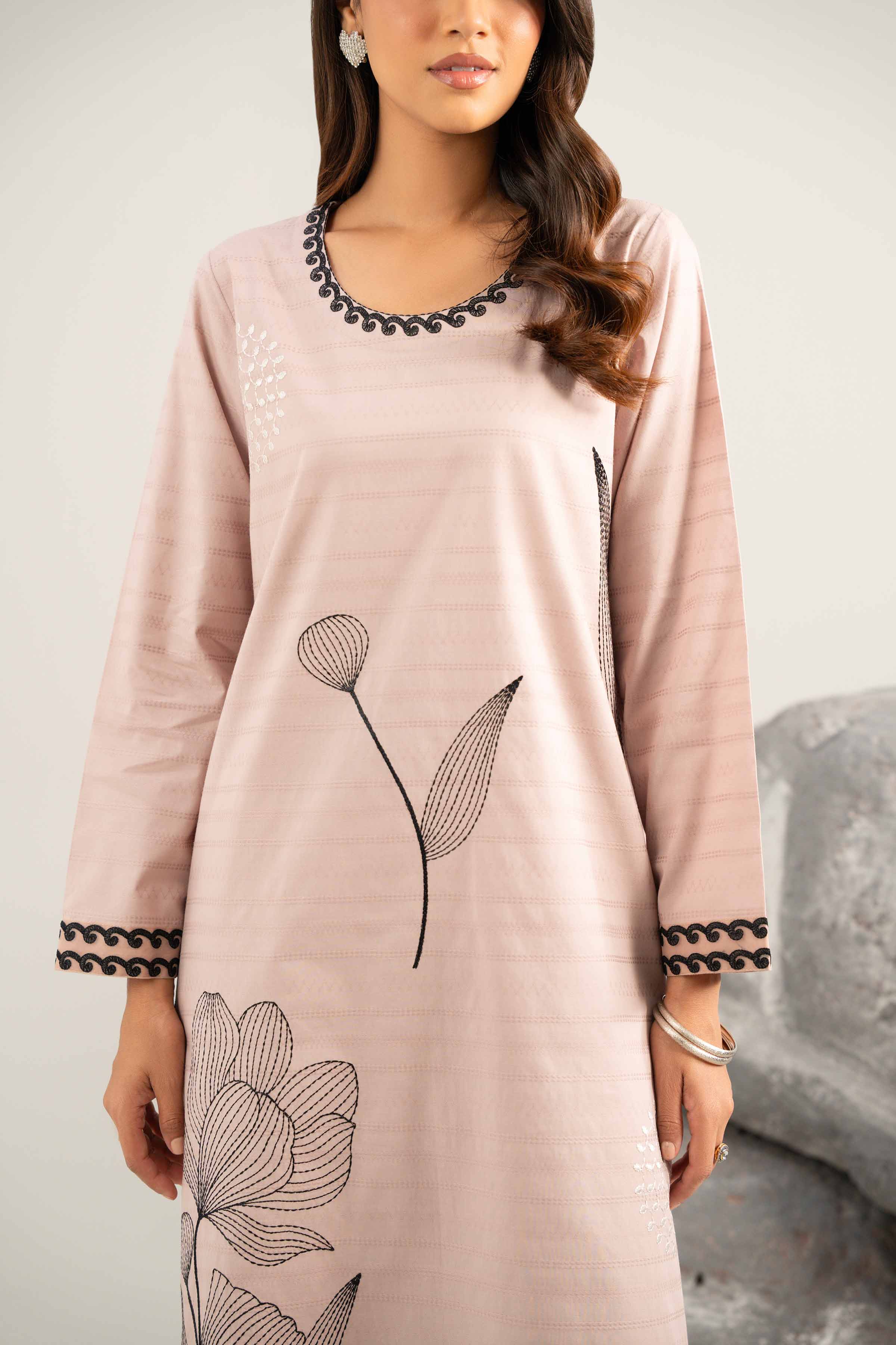 2 Piece - Embroidered Suit - 42501995 for Women - Unstitched Collection | Nishat | Shop Online
