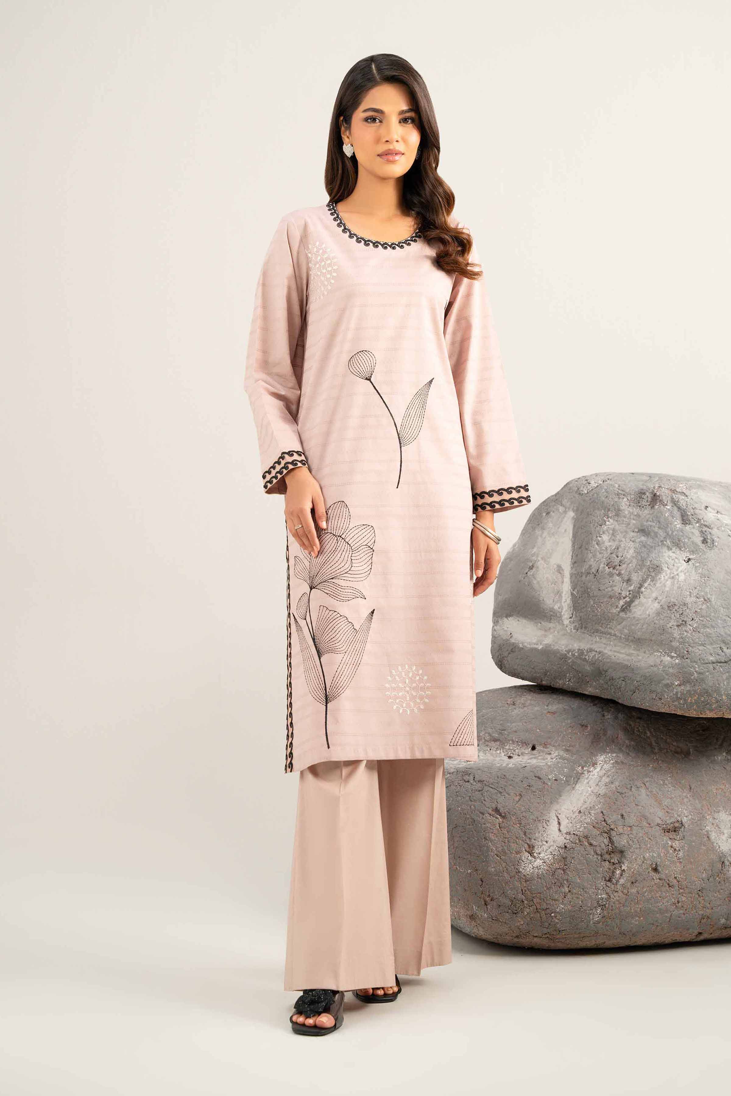 2 Piece - Embroidered Suit - 42501995 for Women - Unstitched Collection | Nishat | Shop Online