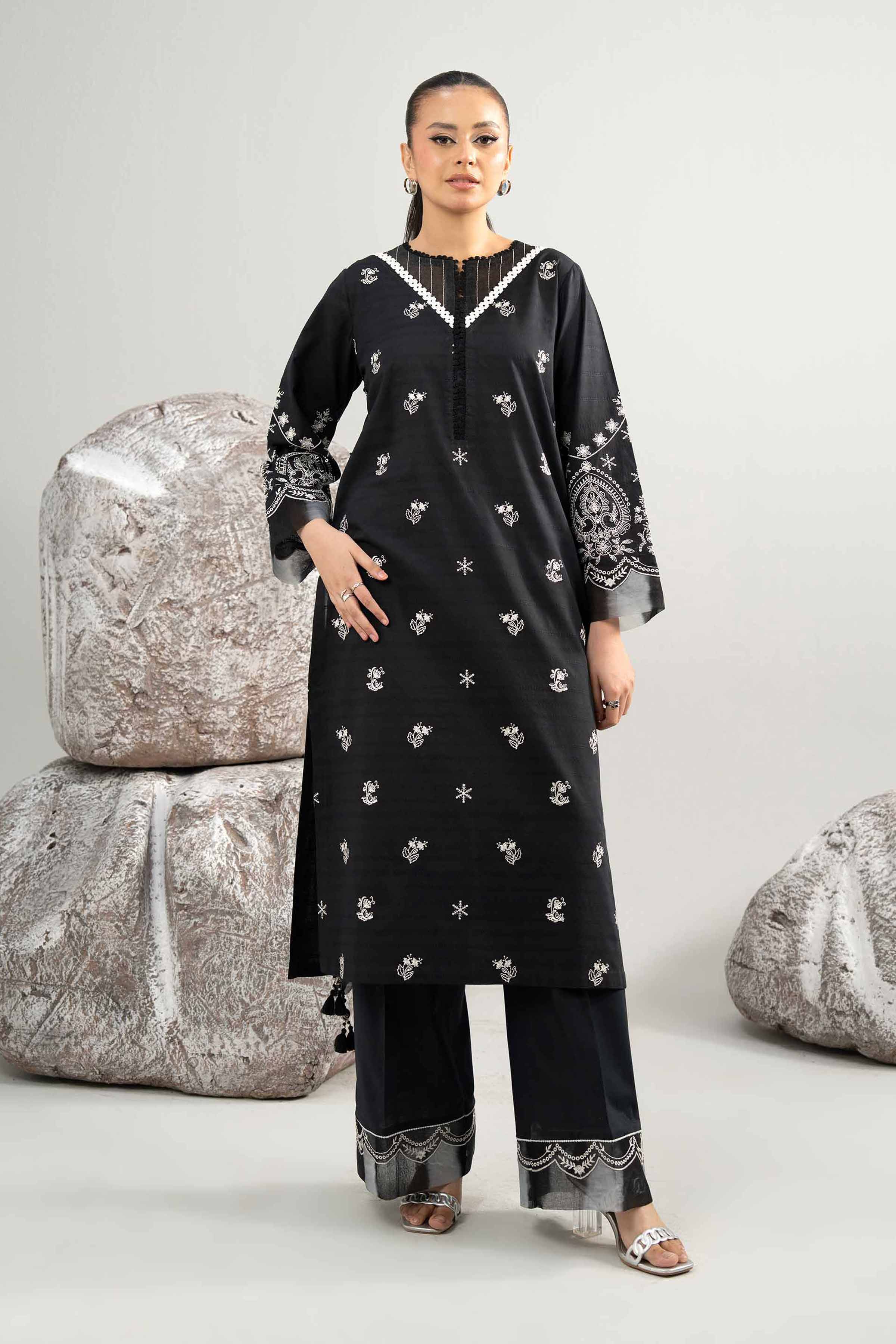 2 Piece - Embroidered Suit - 42501996 for Women - Unstitched Collection | Nishat | Shop Online