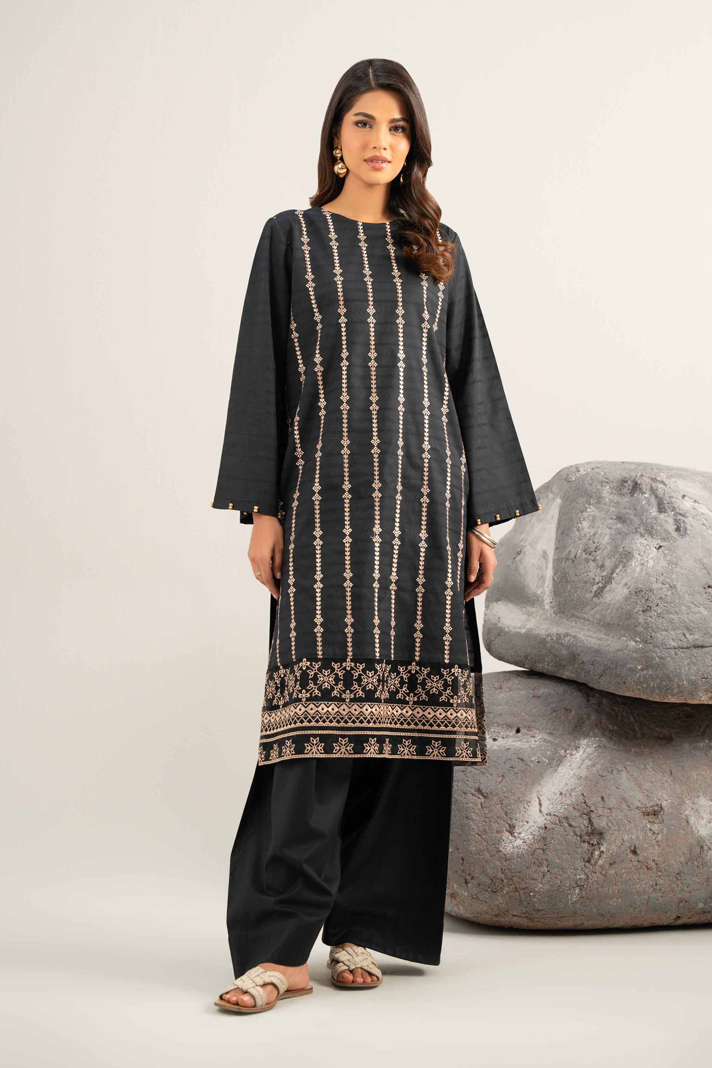 2 Piece - Embroidered Suit - 42501997 for Women - Unstitched Collection | Nishat | Shop Online