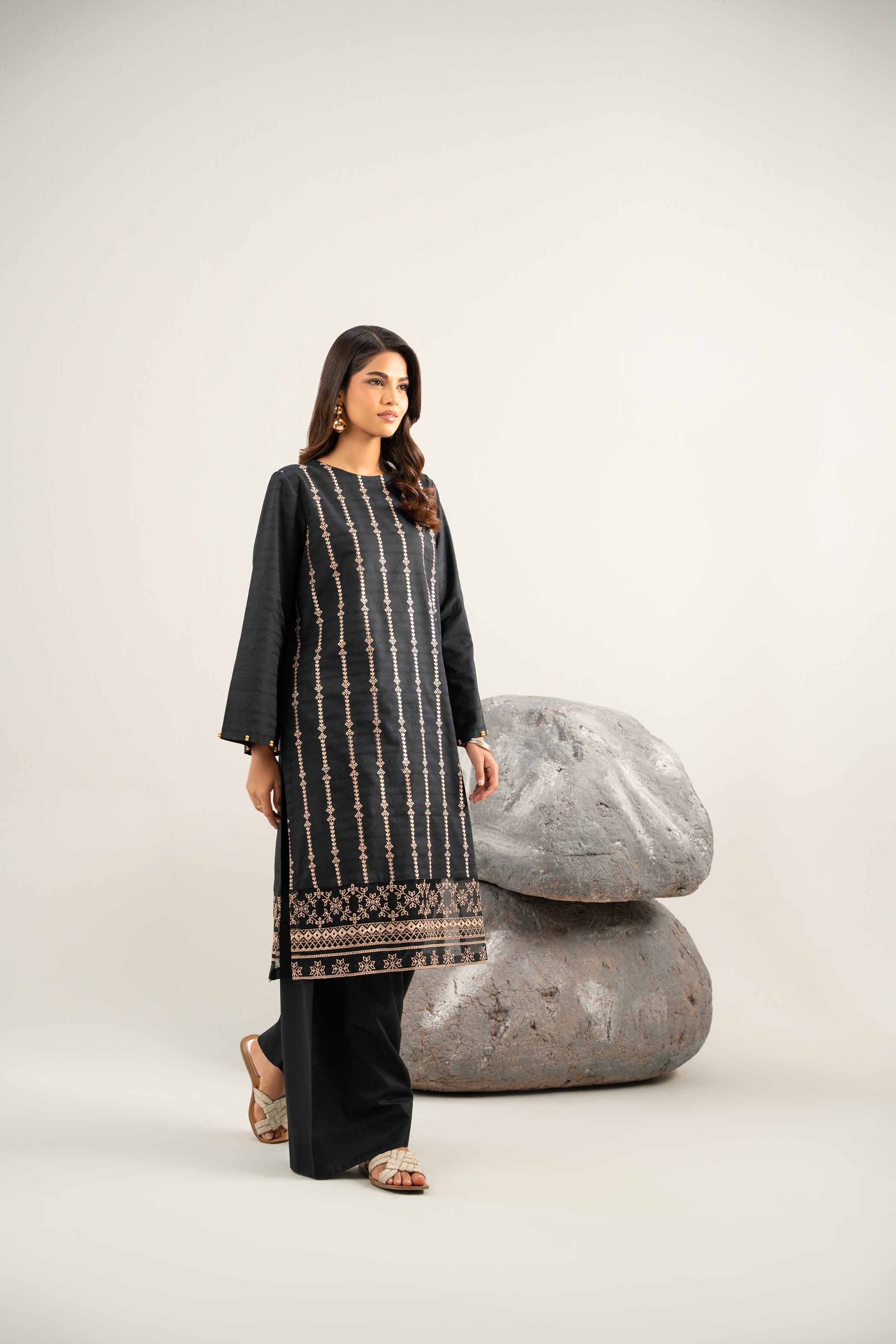 2 Piece - Embroidered Suit - 42501997 for Women - Unstitched Collection | Nishat | Shop Online
