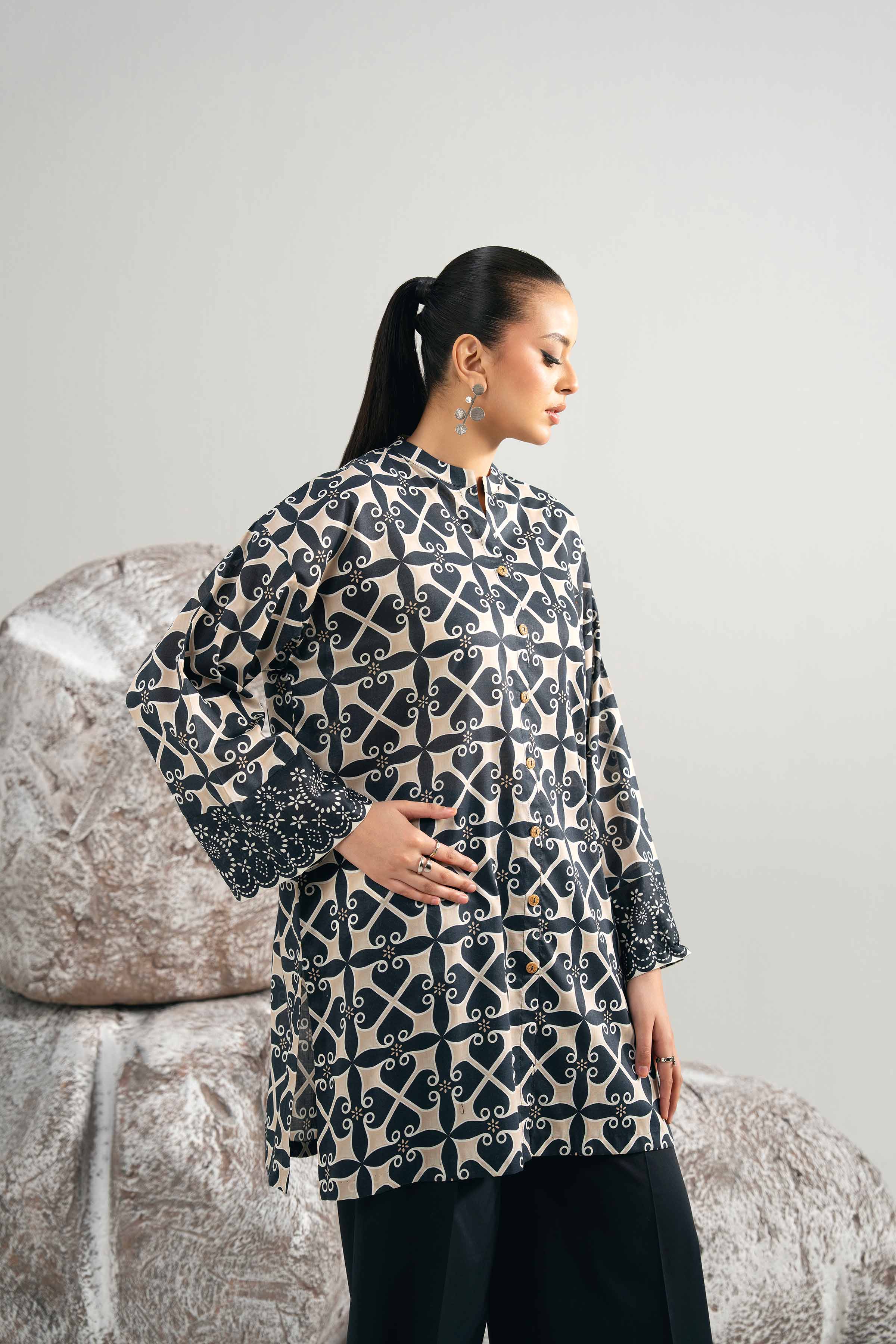 2 Piece - Printed Suit - 42502001 for Women - Unstitched Collection | Nishat | Shop Online