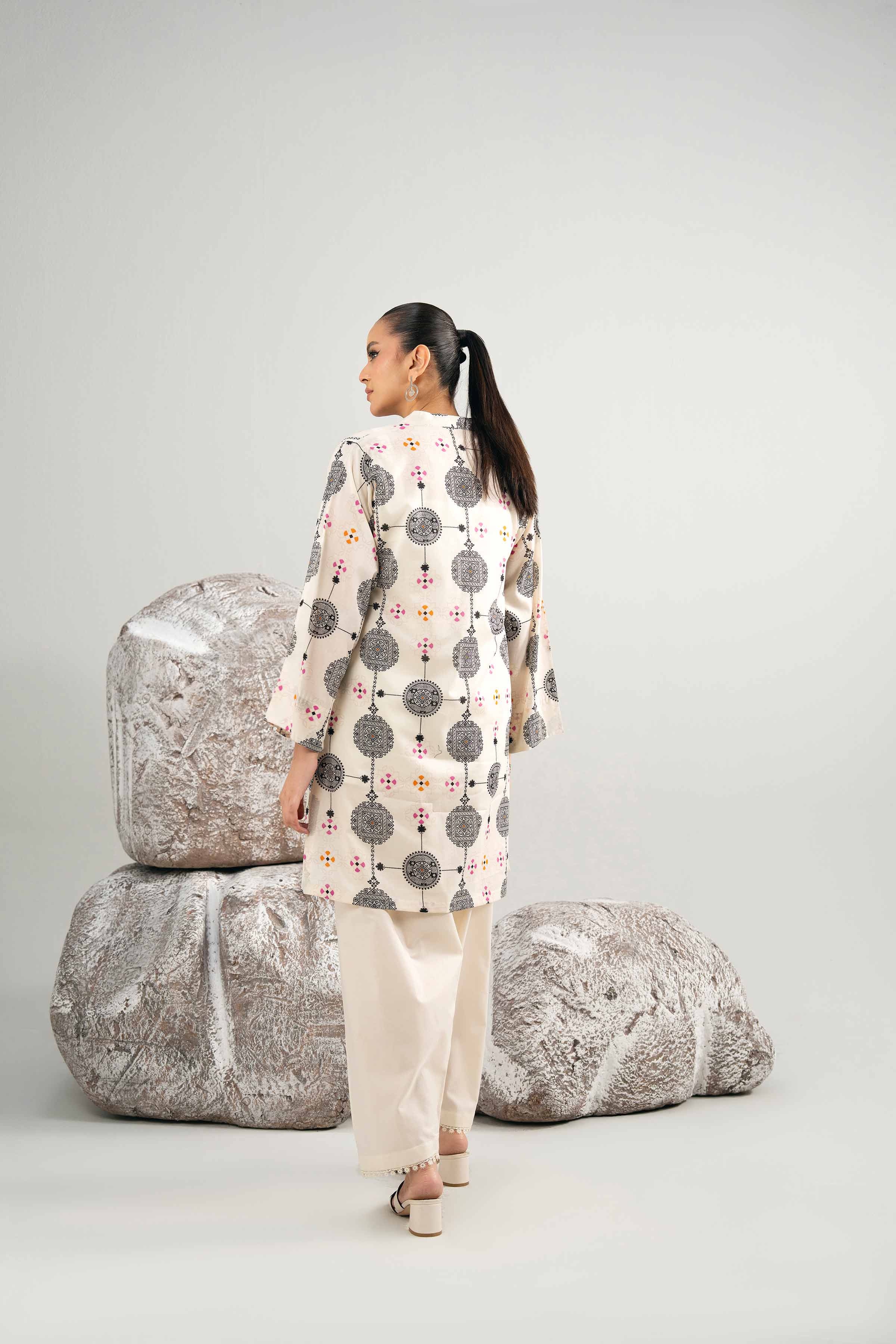 2 Piece - Printed Suit - 42502003 for Women - Unstitched Collection | Nishat | Shop Online