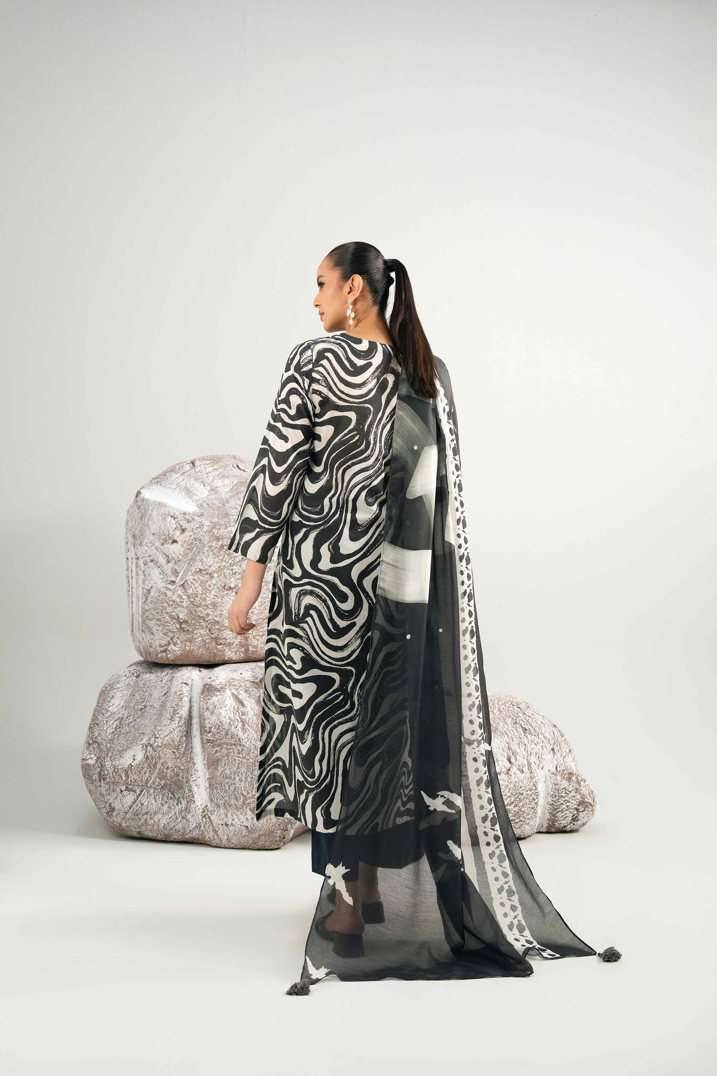2 Piece - Digital Printed Suit - 42502004 for Women - Unstitched Collection | Nishat | Shop Online