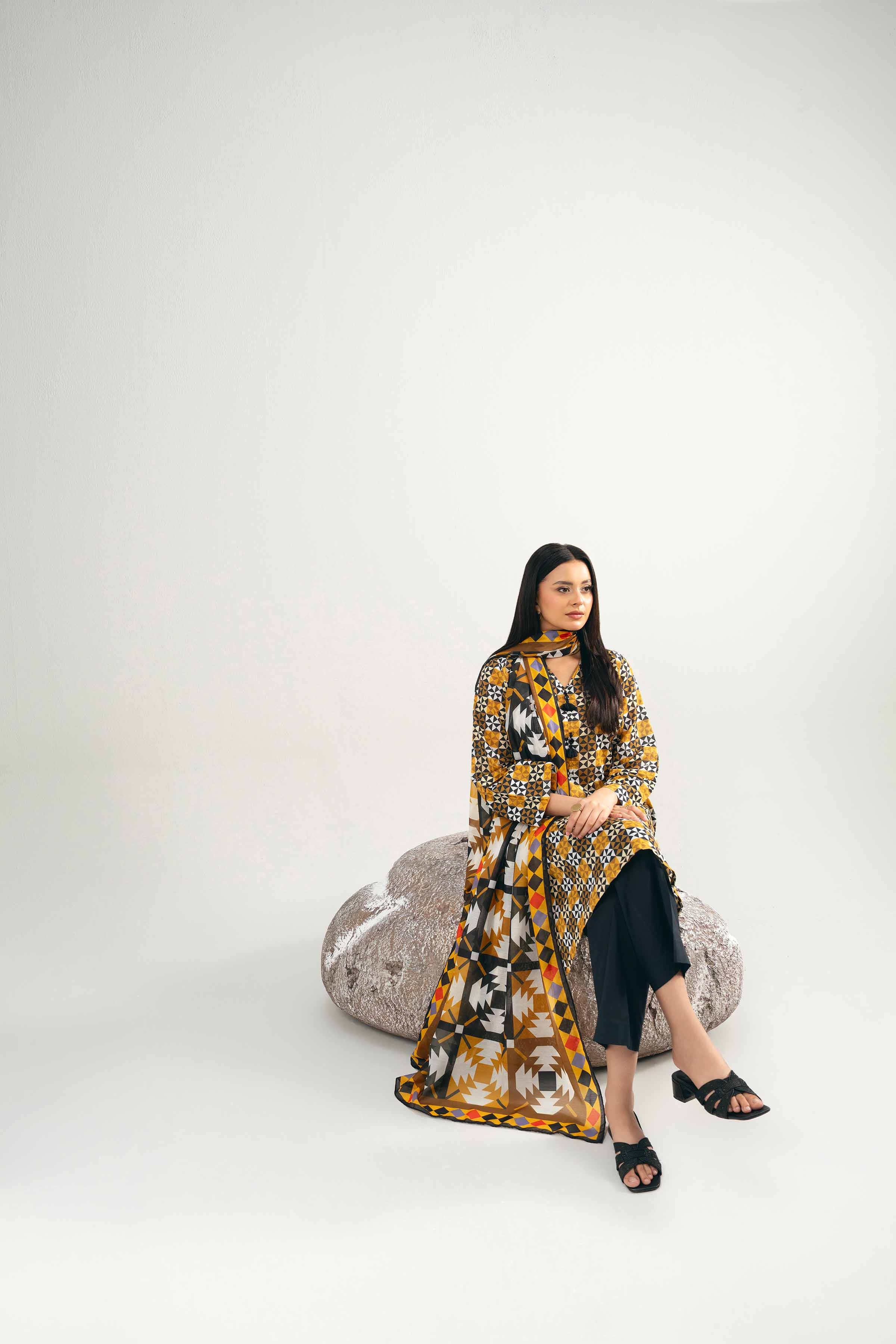 2 Piece - Digital Printed Suit - 42502008 for Women - Unstitched Collection | Nishat | Shop Online