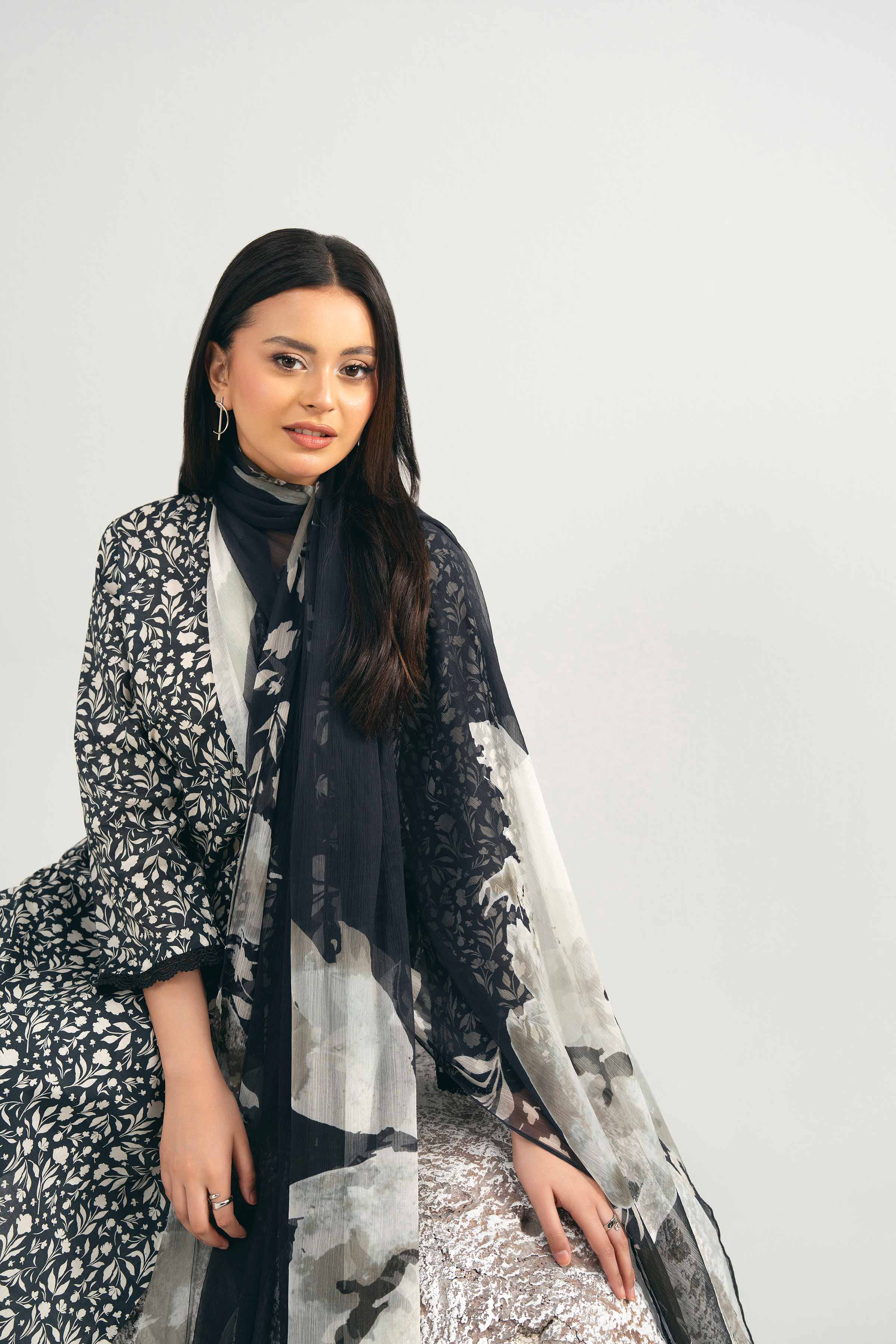 2 Piece - Digital Printed Suit - 42502009 for Women - Unstitched Collection | Nishat | Shop Online