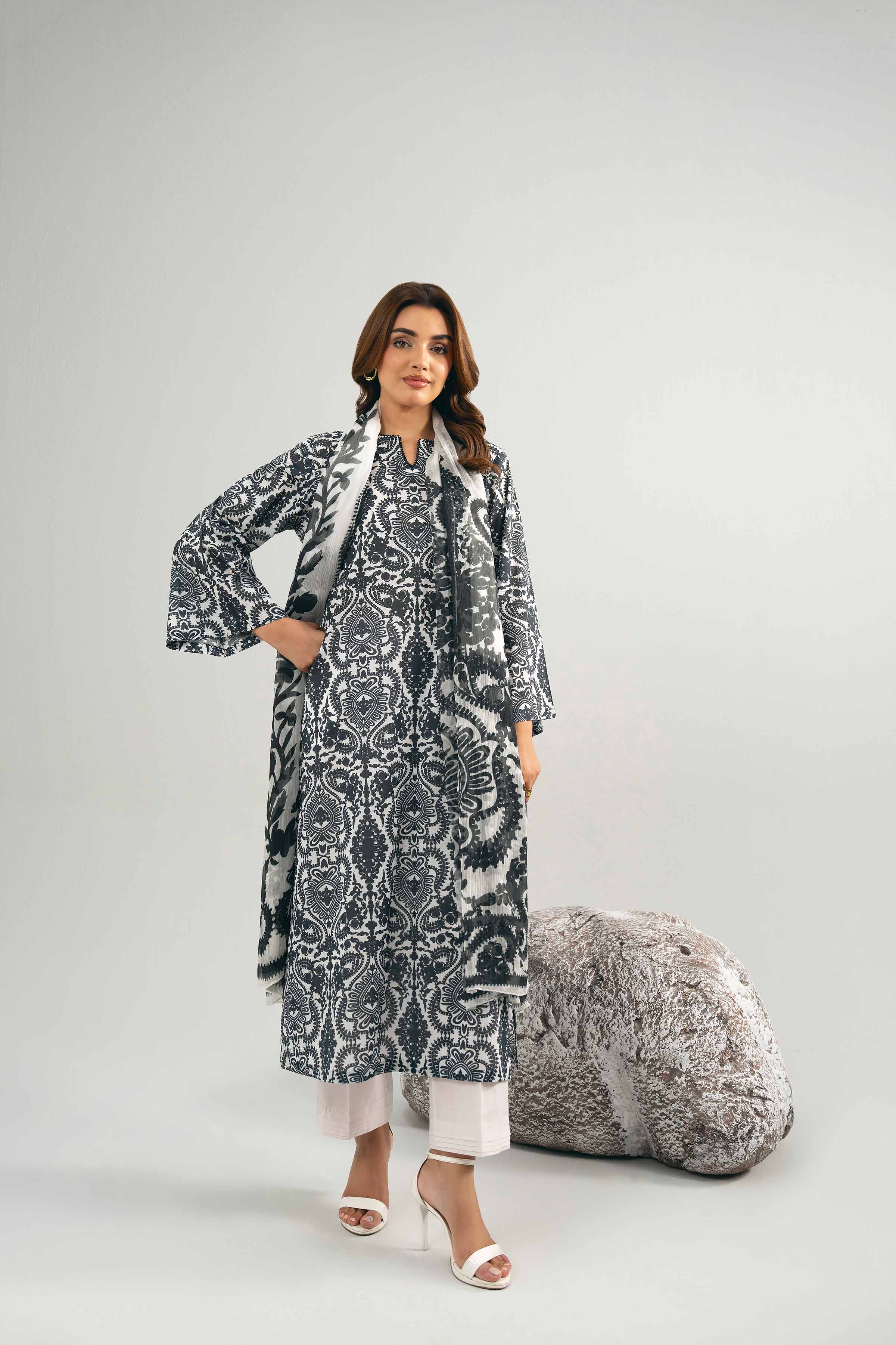 2 Piece - Digital Printed Suit - 42502011 for Women - Unstitched Collection | Nishat | Shop Online