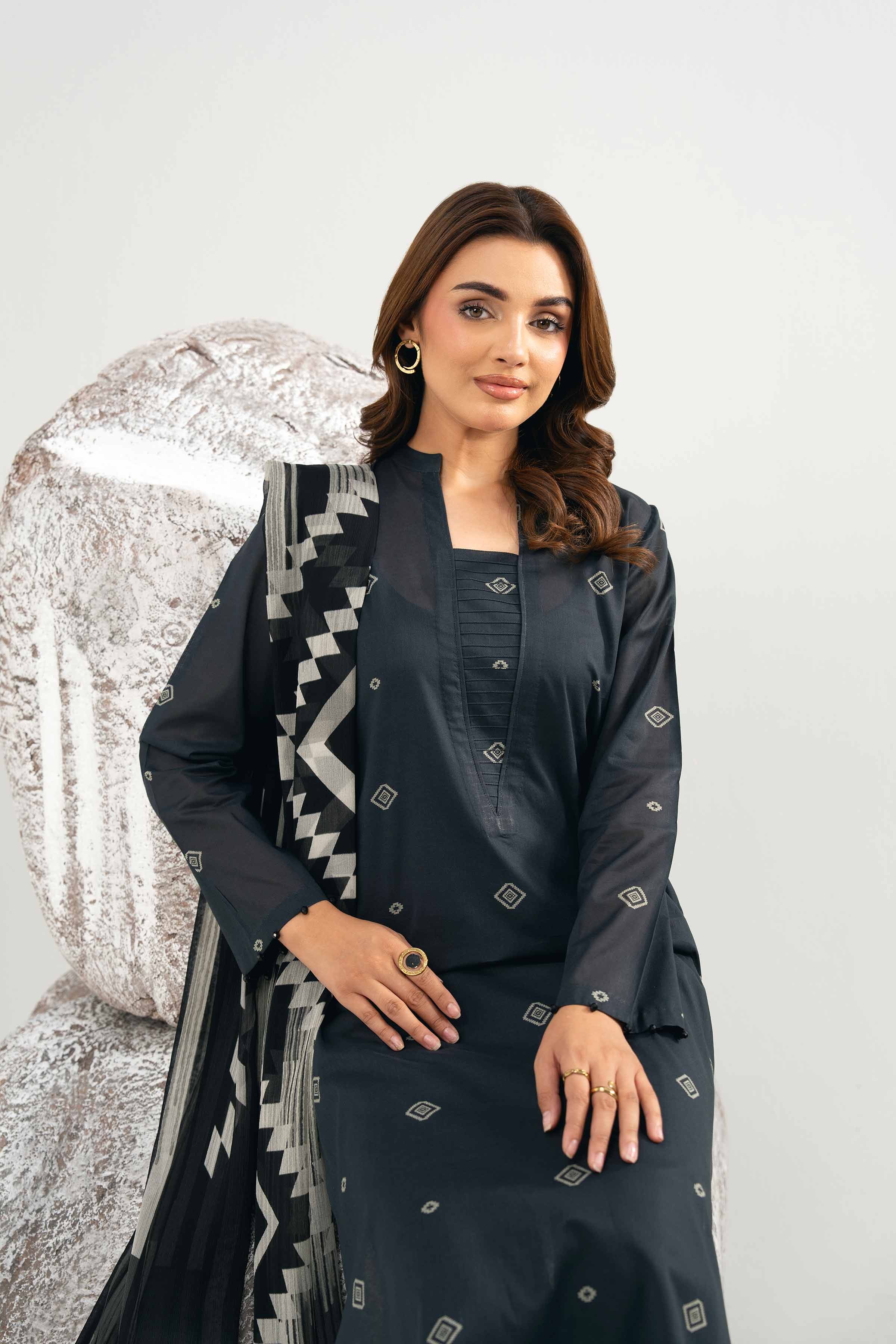 2 Piece - Digital Printed Suit - 42502012 for Women - Unstitched Collection | Nishat | Shop Online