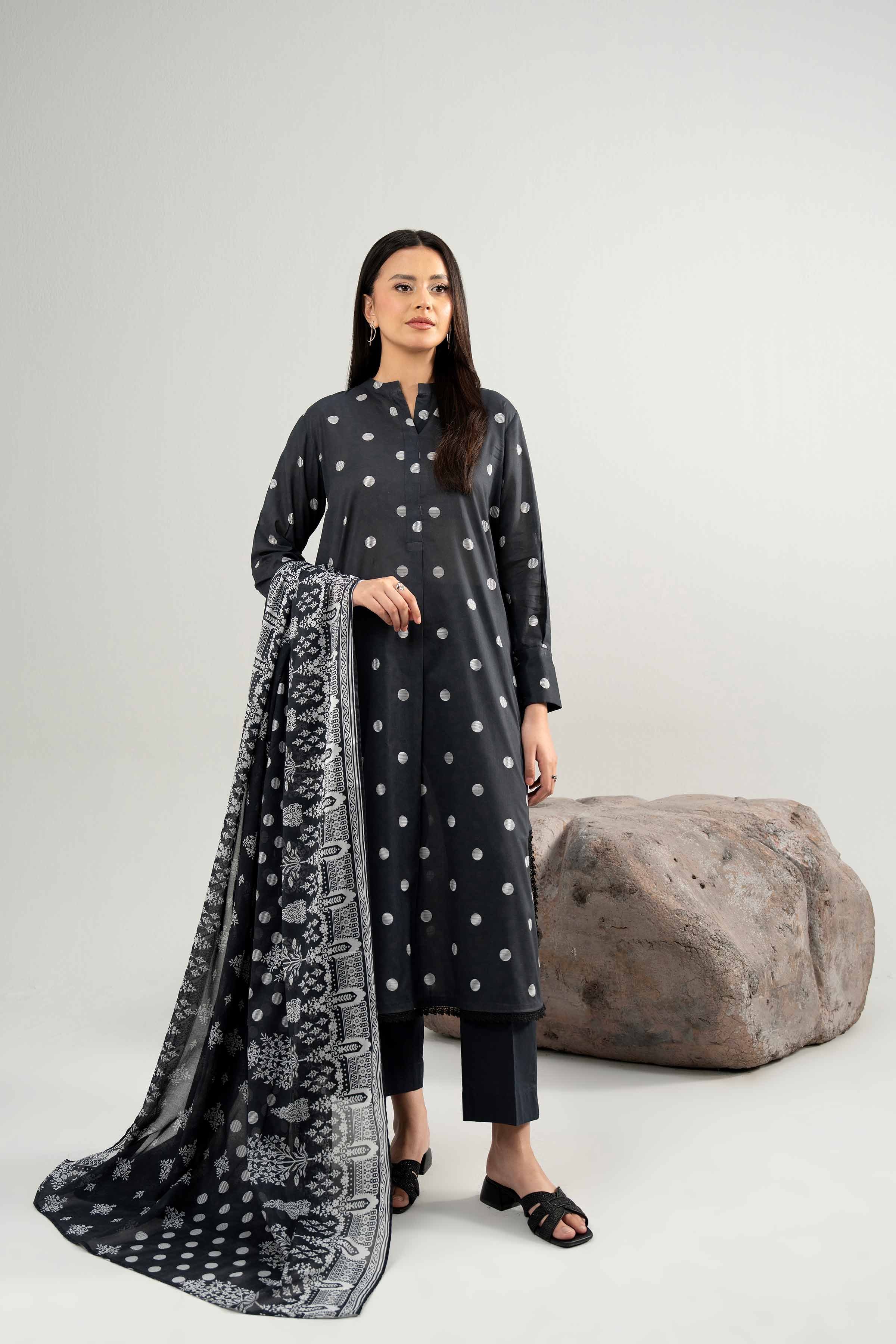 3 Piece - Printed Suit - 42502019 for Women - Unstitched Collection | Nishat | Shop Online