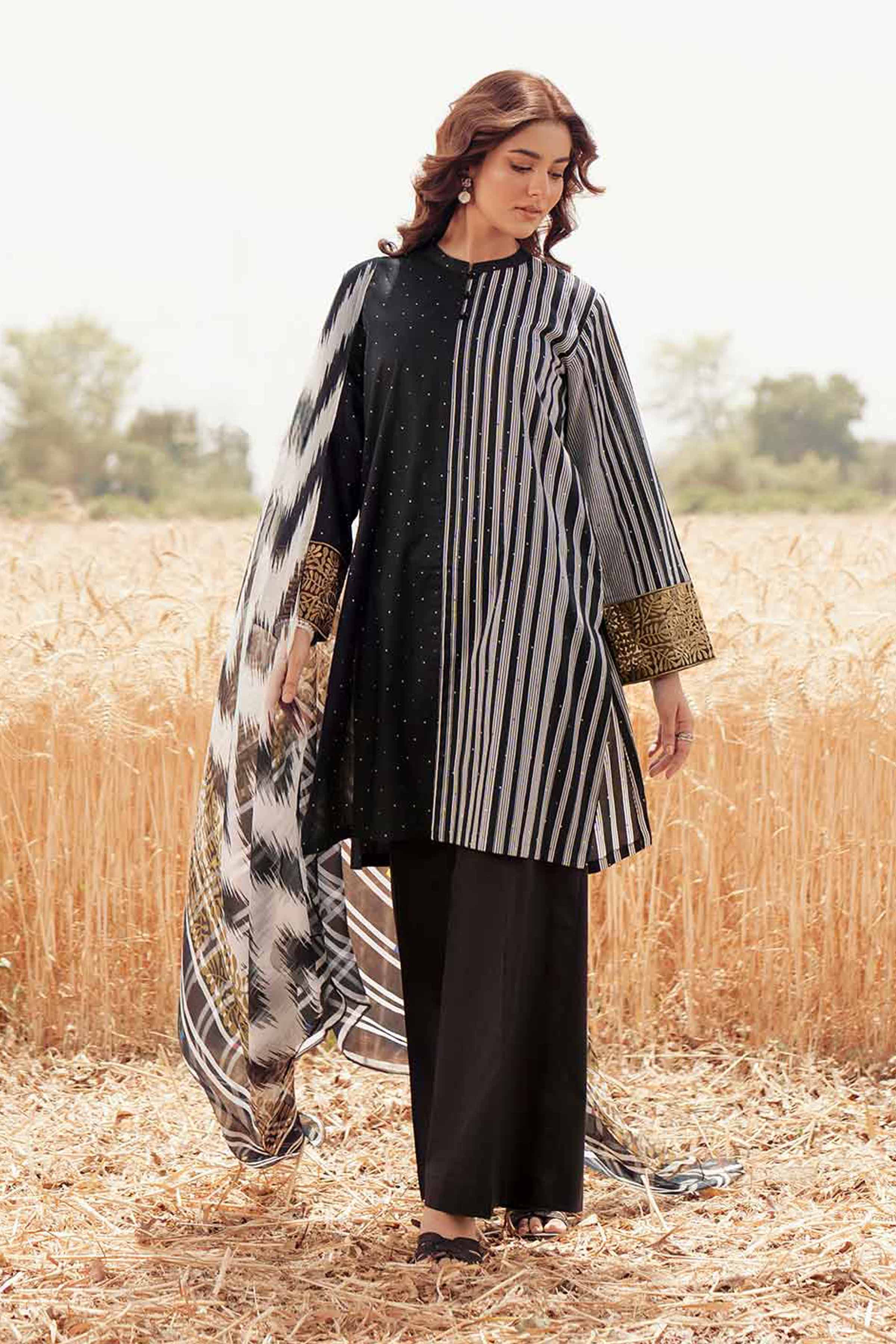 3 Piece - Printed Embroidered Suit - 42502030 for Women - Unstitched Collection | Nishat | Shop Online