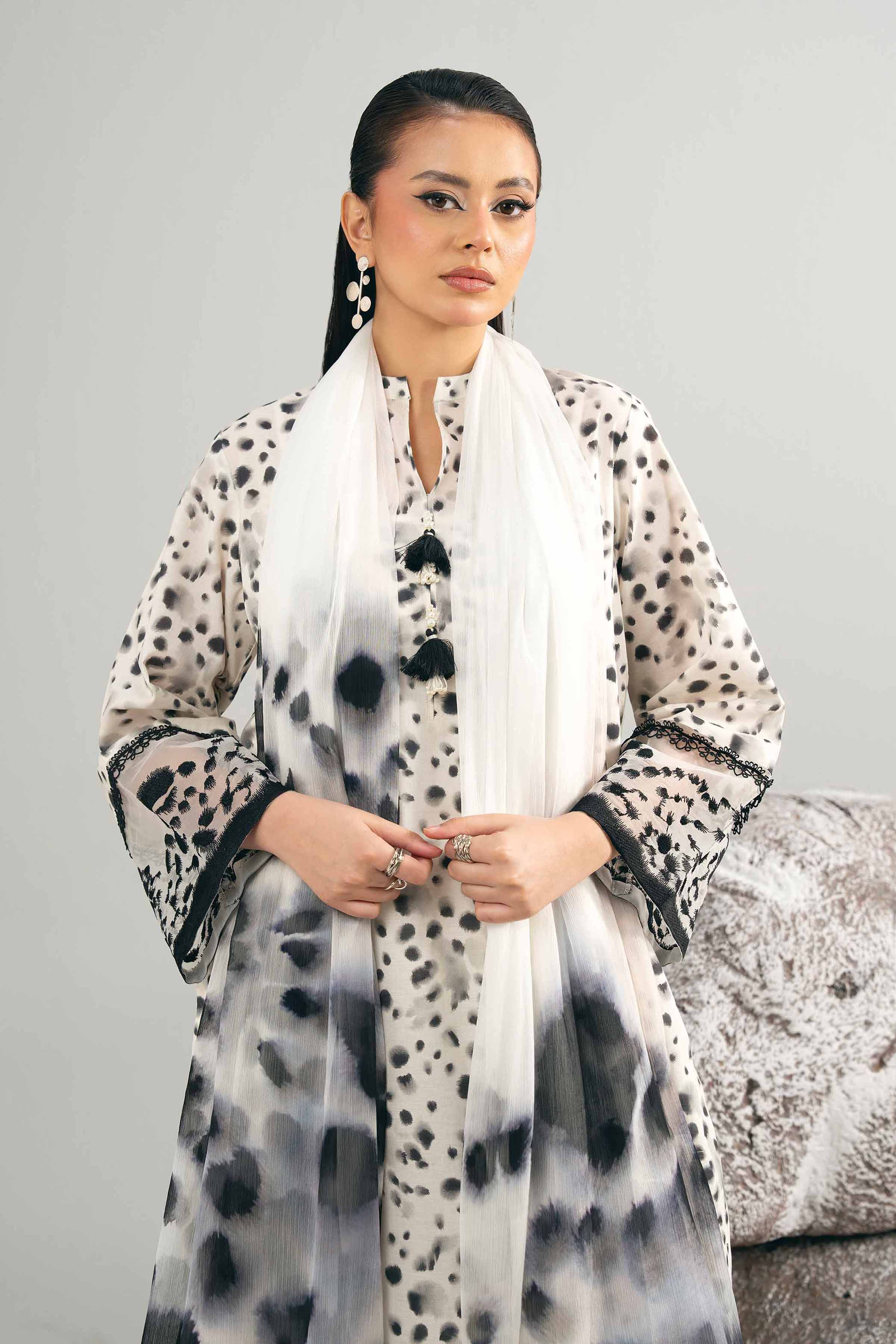 3 Piece - Printed Embroidered Suit - 42502031 for Women - Unstitched Collection | Nishat | Shop Online