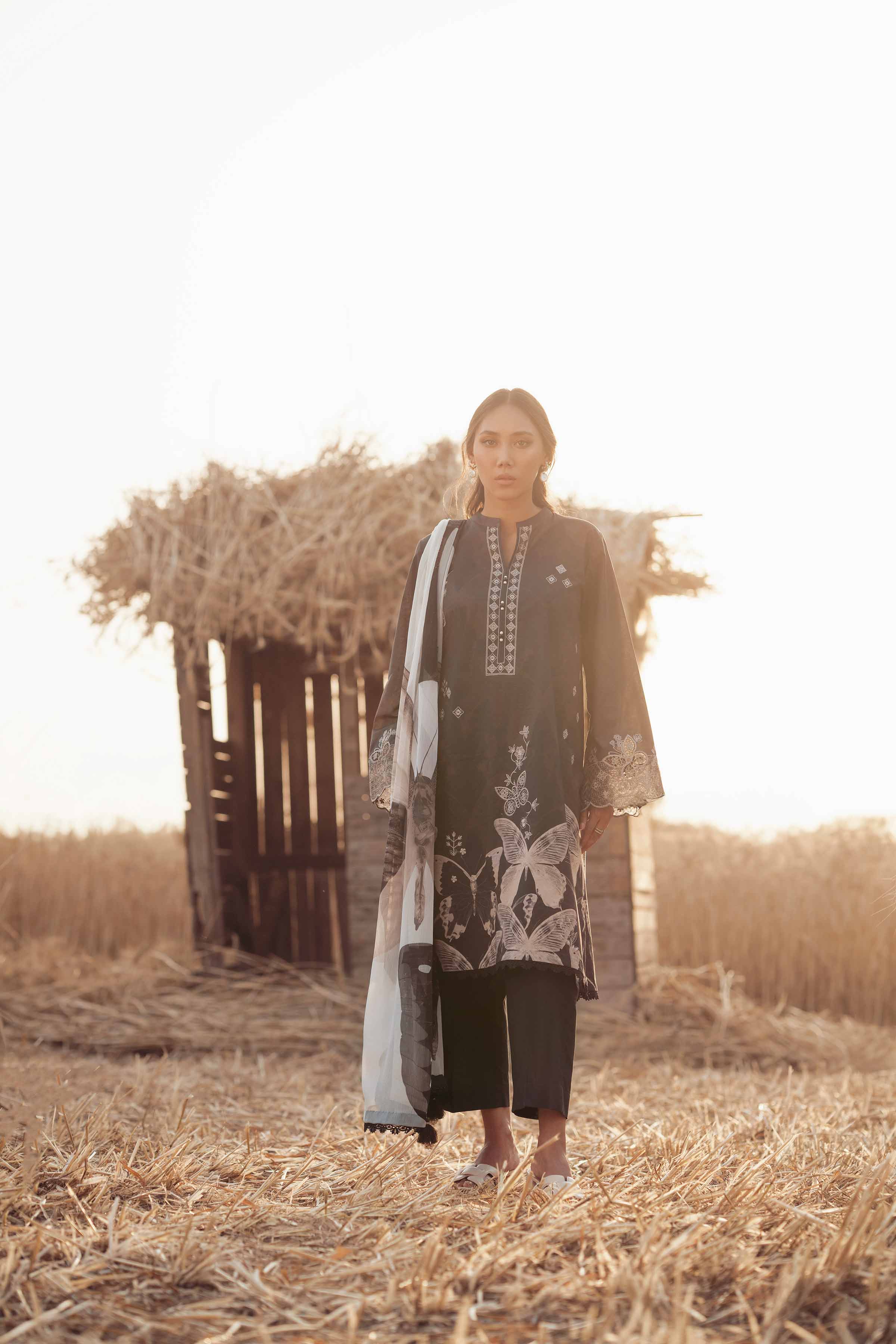 3 Piece - Digital Printed Embroidered Suit - 42502034 for Women - Unstitched Collection | Nishat | Shop Online