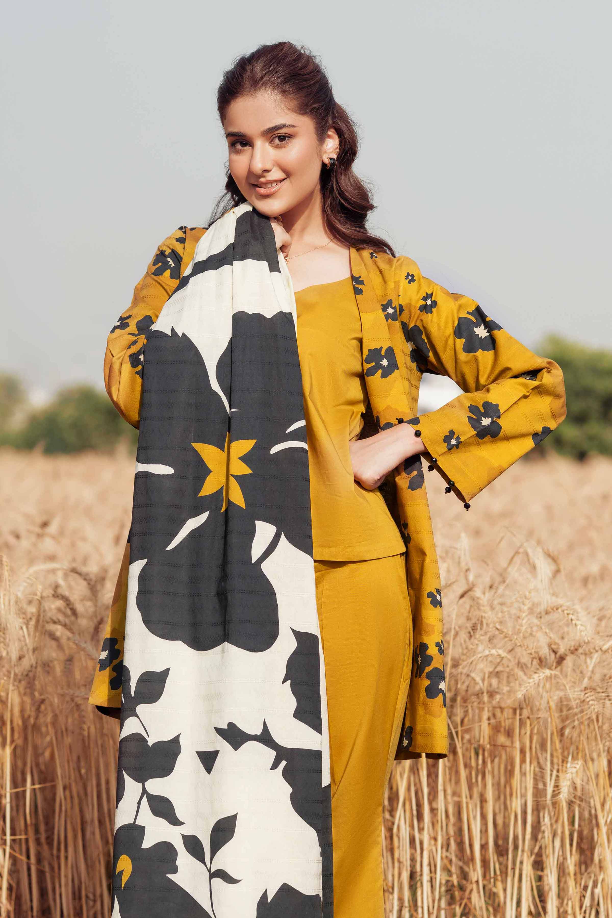 3 Piece - Digital Printed Embroidered Suit - 42502052 for Women - Unstitched Collection | Nishat | Shop Online