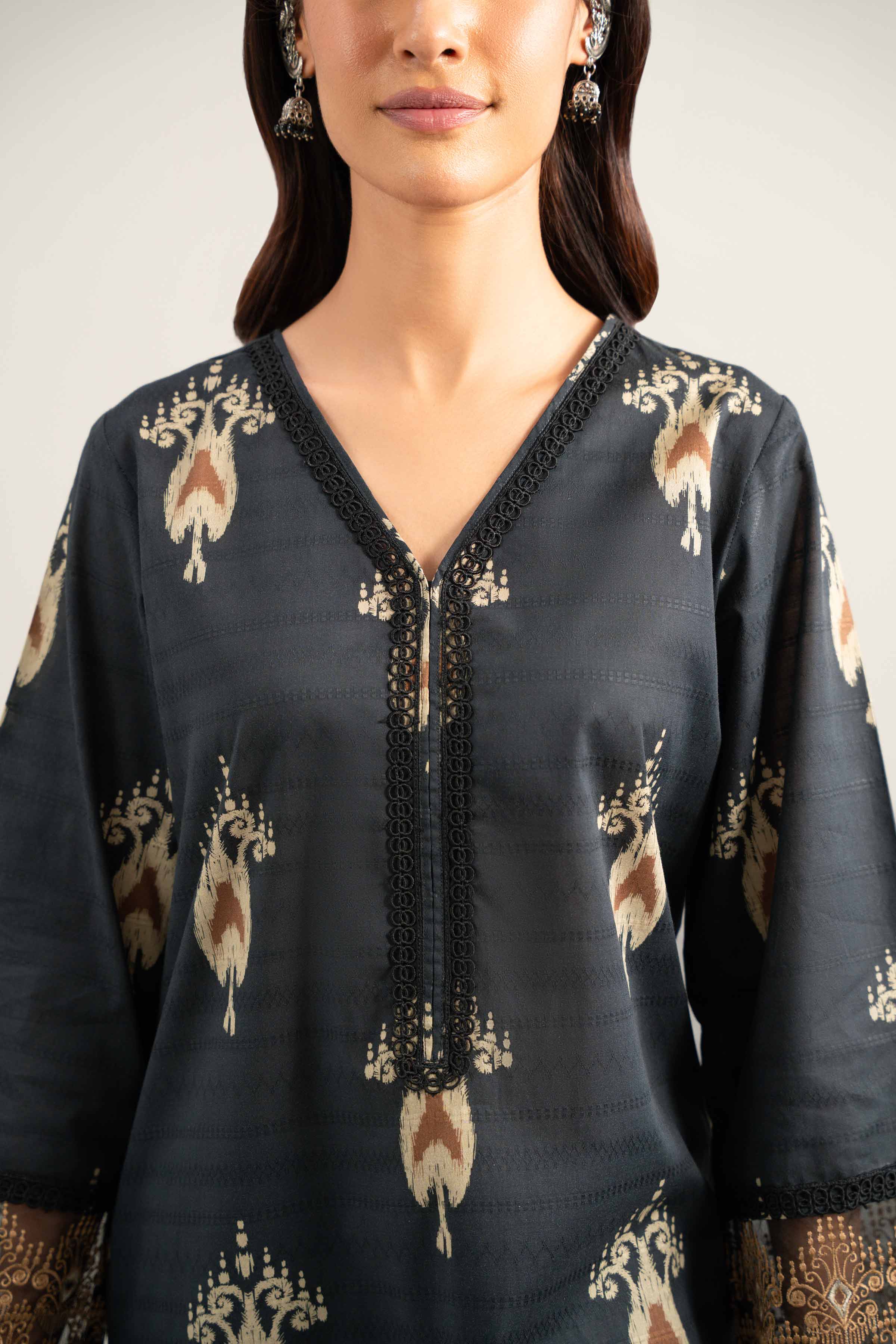 3 Piece - Digital Printed Embroidered Suit - 42502053 for Women - Unstitched Collection | Nishat | Shop Online