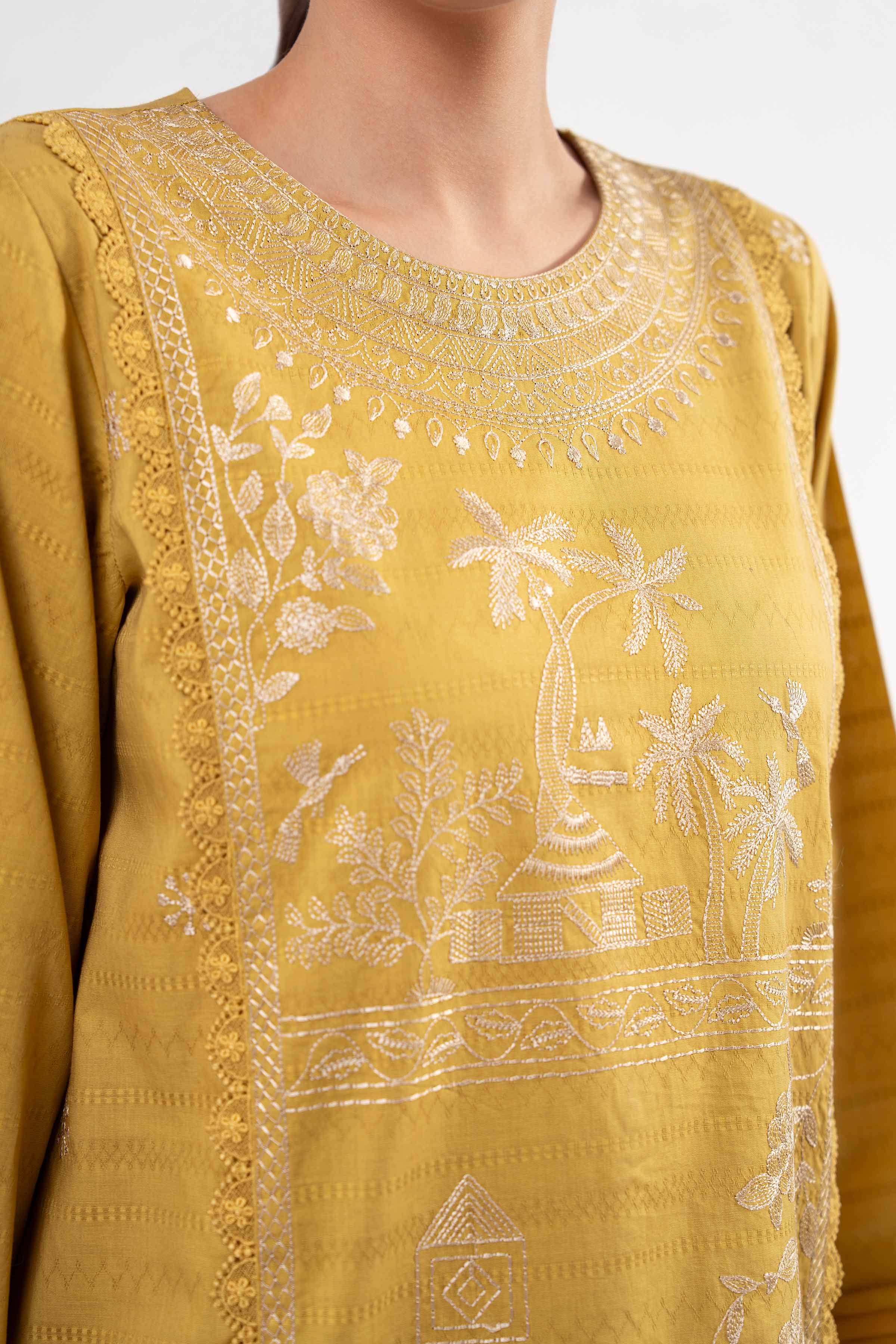 2 Piece - Dyed Embroidered Suit - 42502056 for Women - Unstitched Collection | Nishat | Shop Online