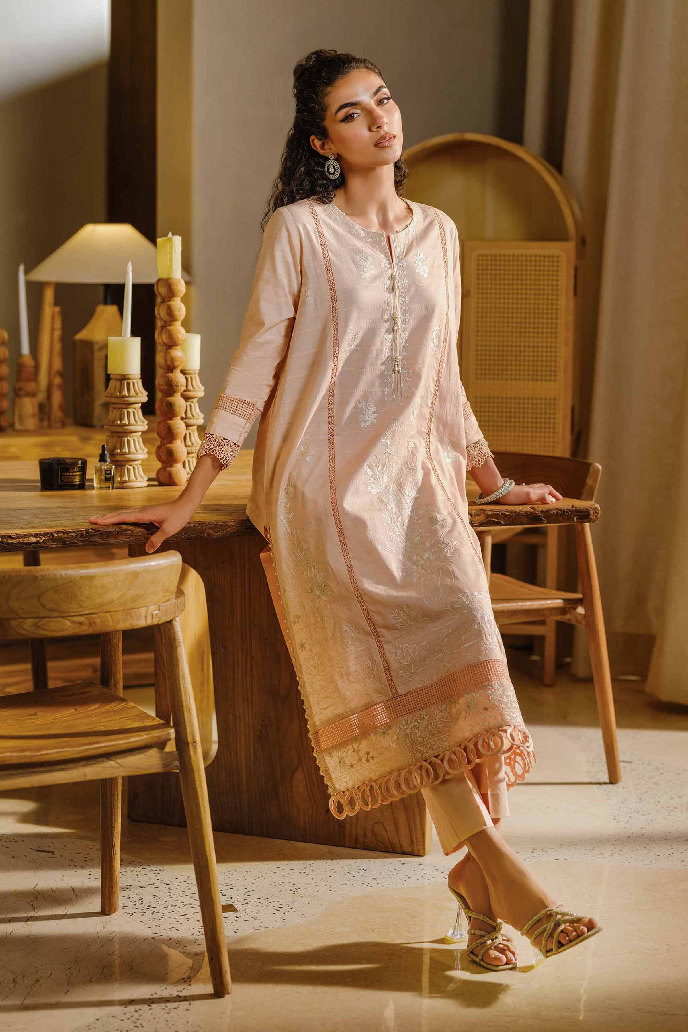 2 Piece - Dyed Embroidered Suit - 42502058