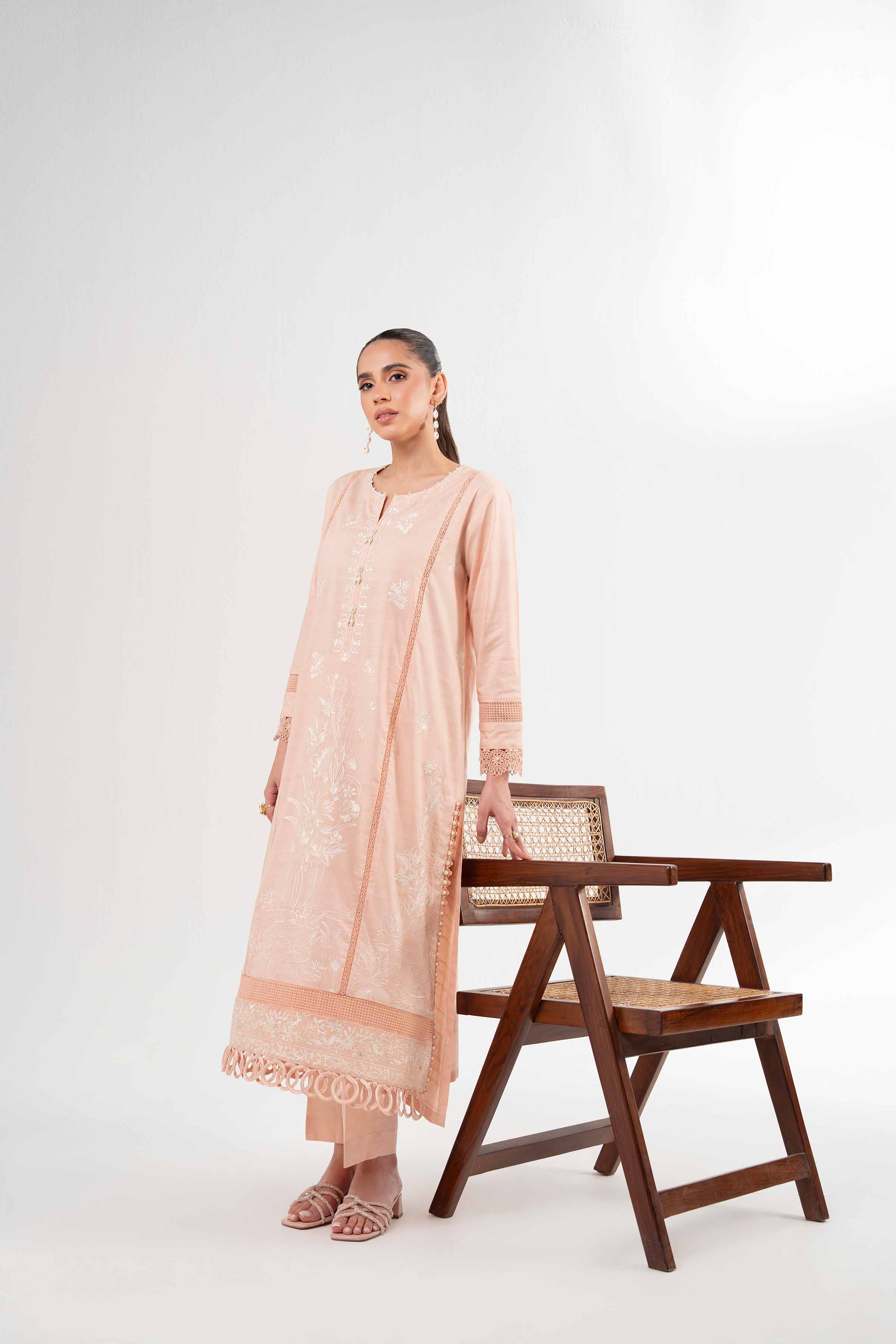 2 Piece - Dyed Embroidered Suit - 42502058