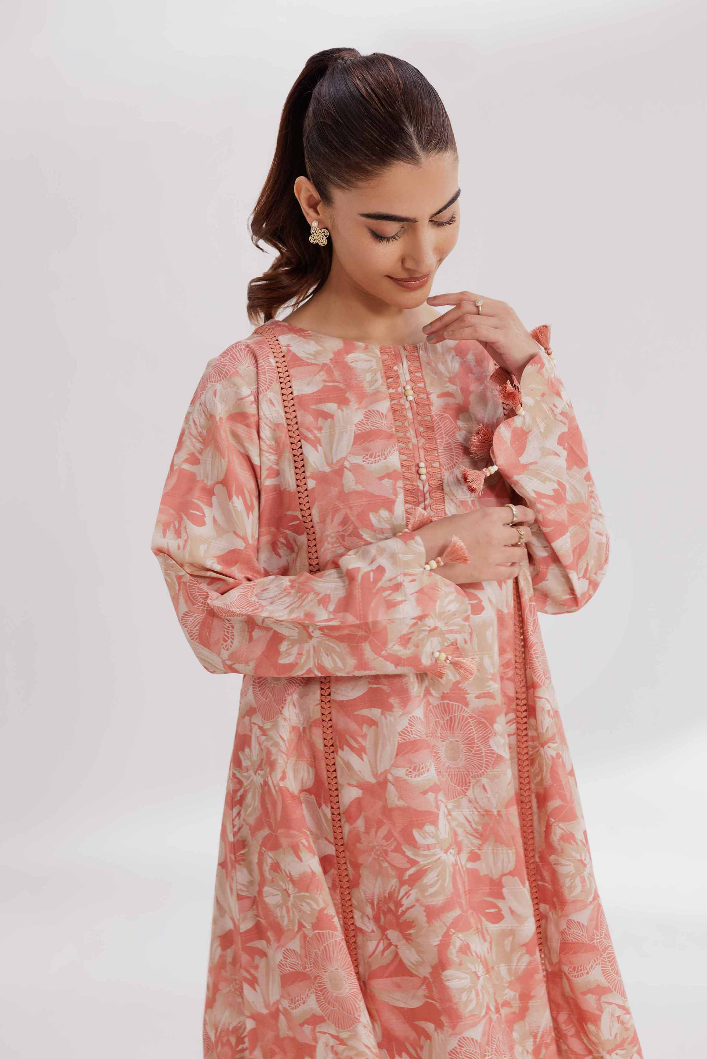 2 Piece - Printed Suit - 42502059 for Women - Unstitched Collection | Nishat | Shop Online