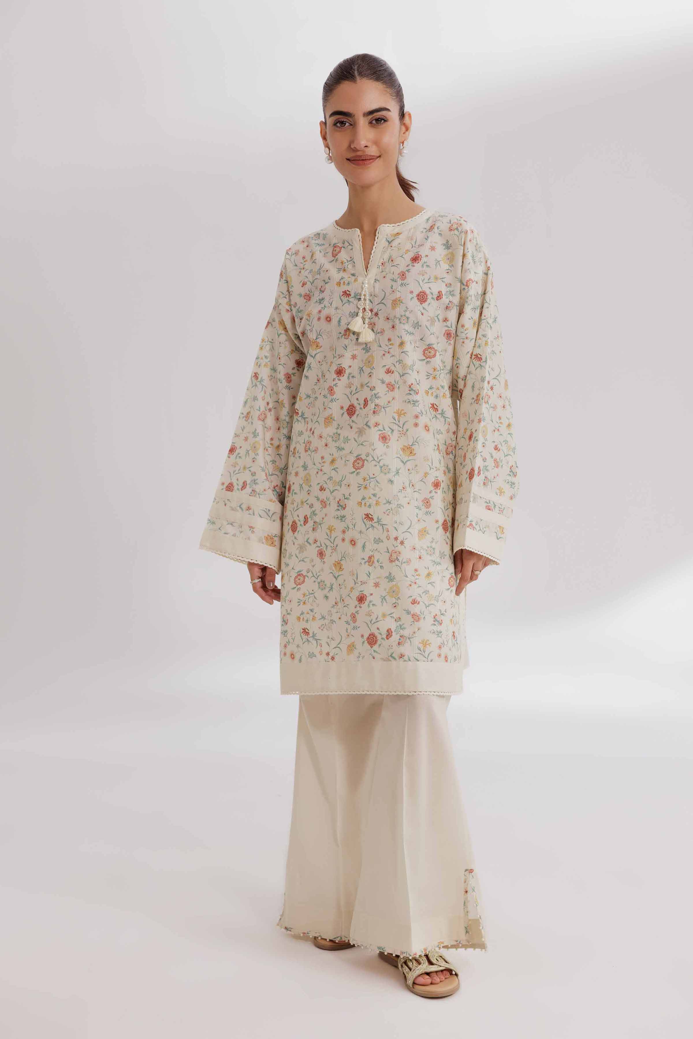2 Piece - Printed Suit - 42502060 for Women - Unstitched Collection | Nishat | Shop Online