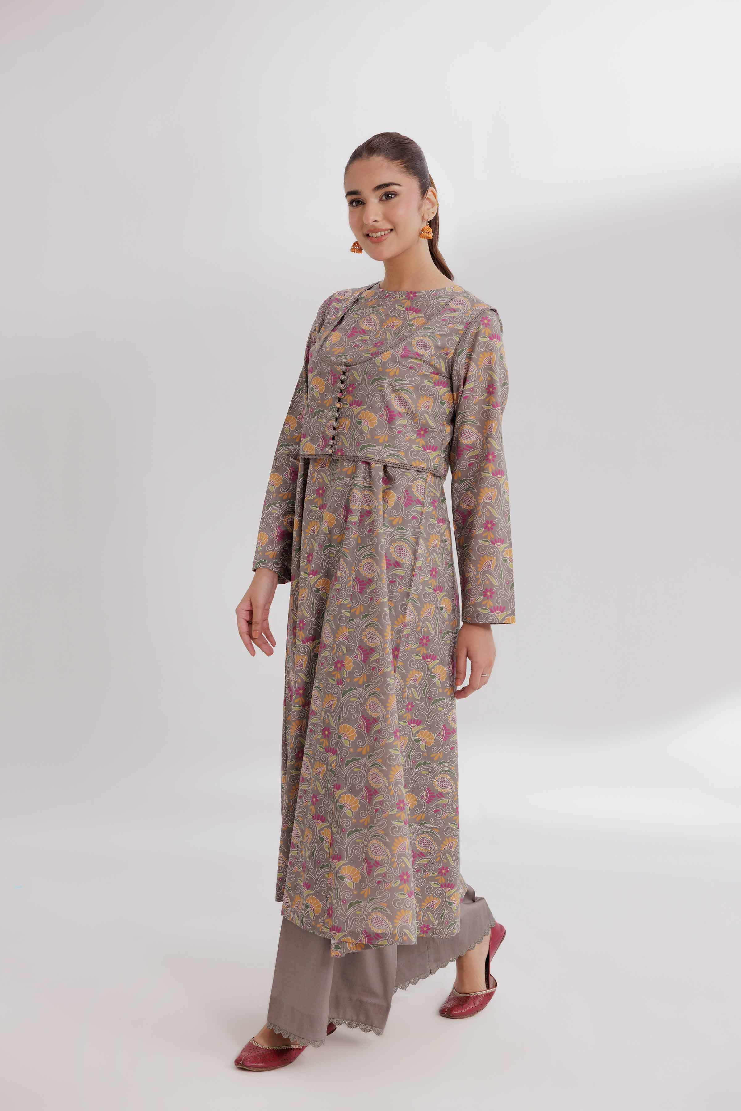 2 Piece - Printed Suit - 42502063 for Women - Unstitched Collection | Nishat | Shop Online