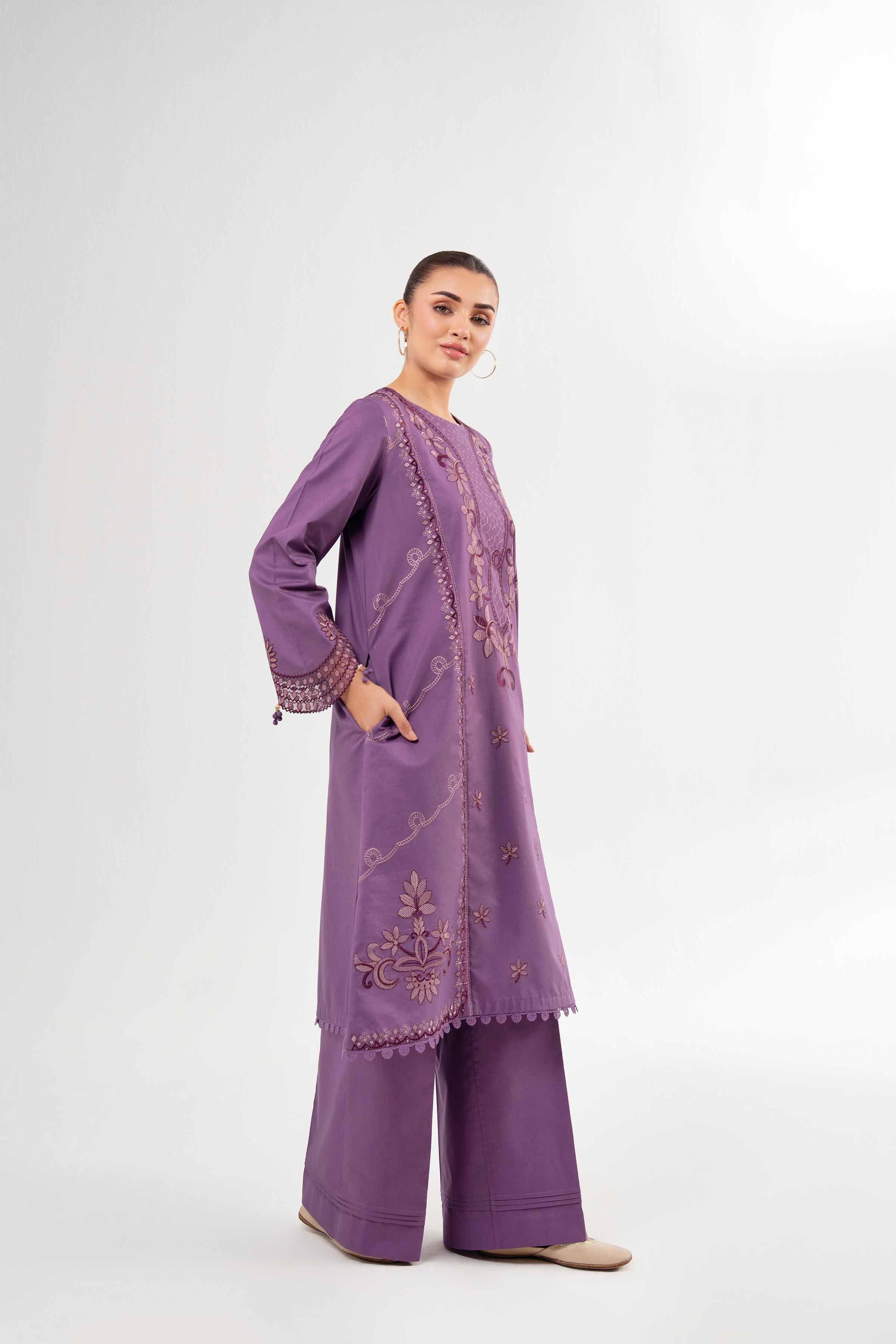 2 Piece - Dyed Embroidered Suit - 42502067 for Women - Unstitched Collection | Nishat | Shop Online